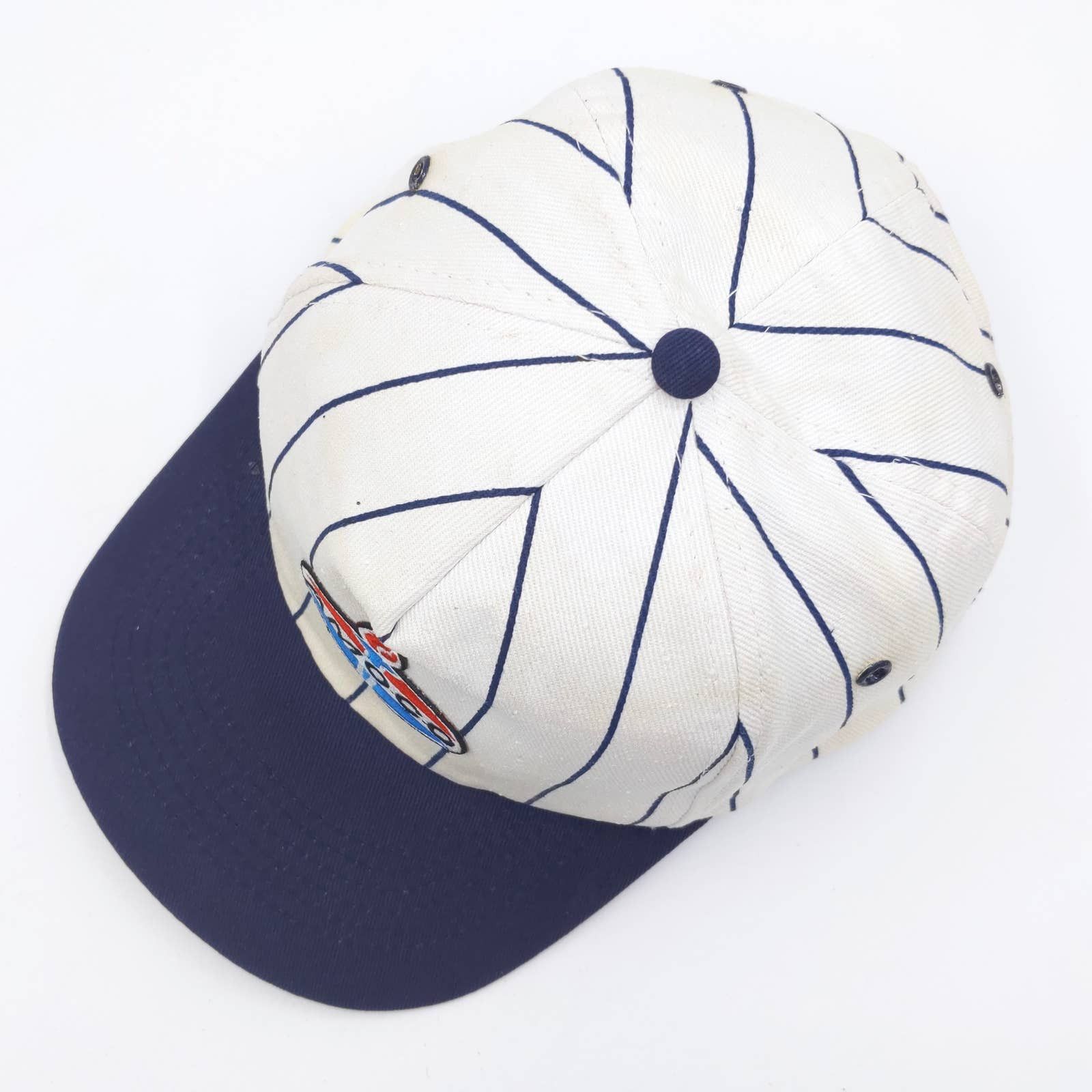 Vintage Vintage Amoco Snapback Trucker Hat Patch Stripes Two-Tone Size ONE SIZE - 4 Thumbnail