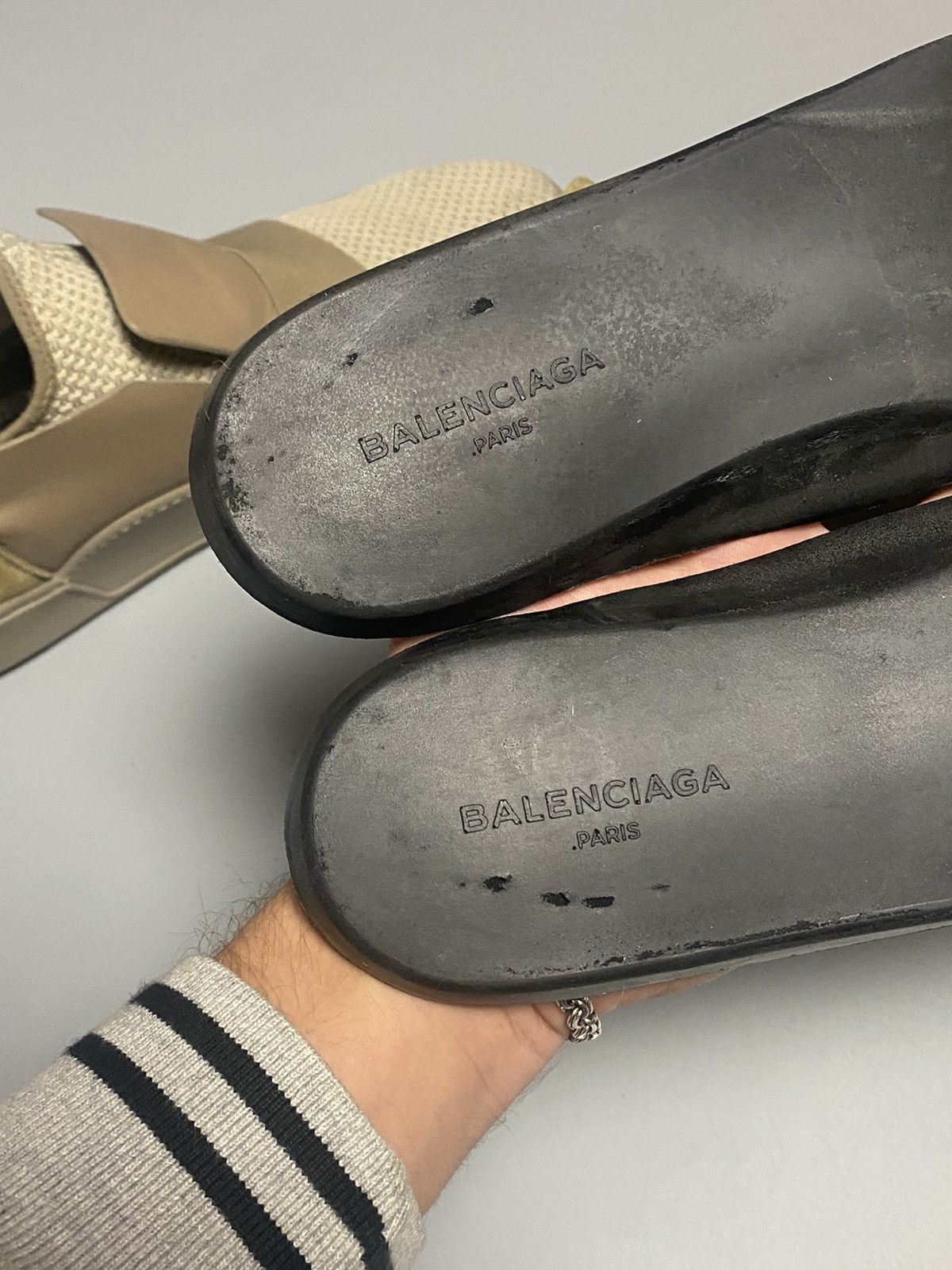 Balenciaga Balenciaga leather low trainers shoes Size US 10 / EU 43 - 8 Thumbnail