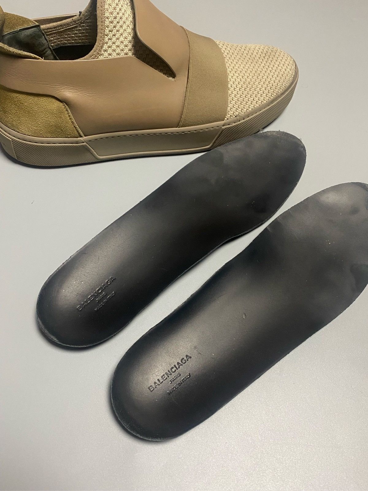 Balenciaga Balenciaga leather low trainers shoes Size US 10 / EU 43 - 2 Thumbnail