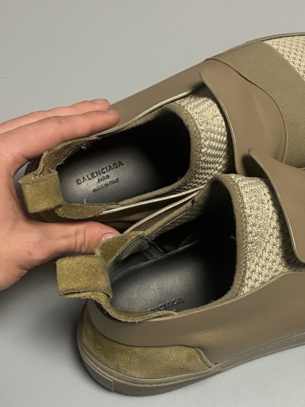 Balenciaga Balenciaga leather low trainers shoes Size US 10 / EU 43 - 7 Thumbnail
