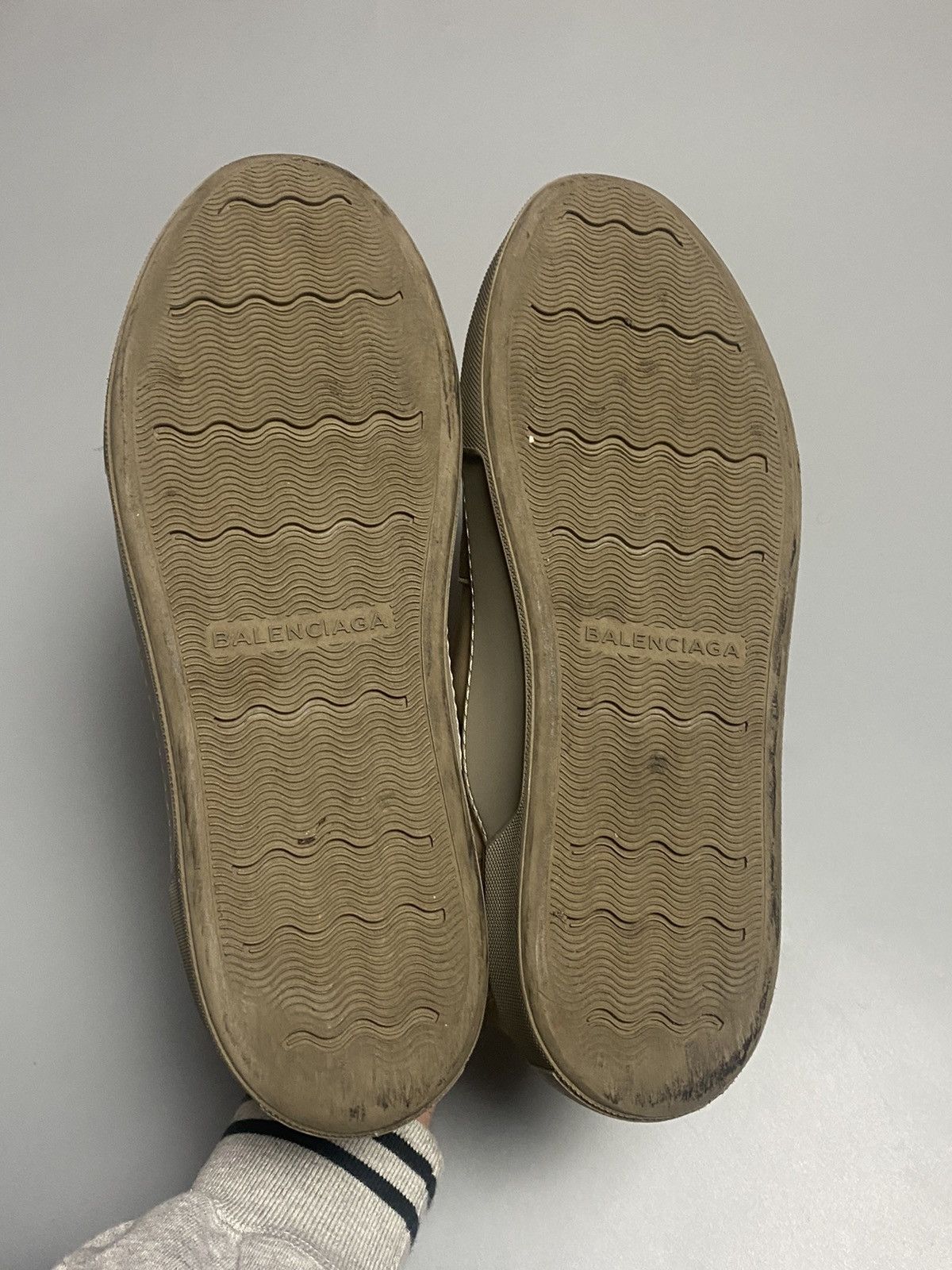 Balenciaga Balenciaga leather low trainers shoes Size US 10 / EU 43 - 6 Thumbnail