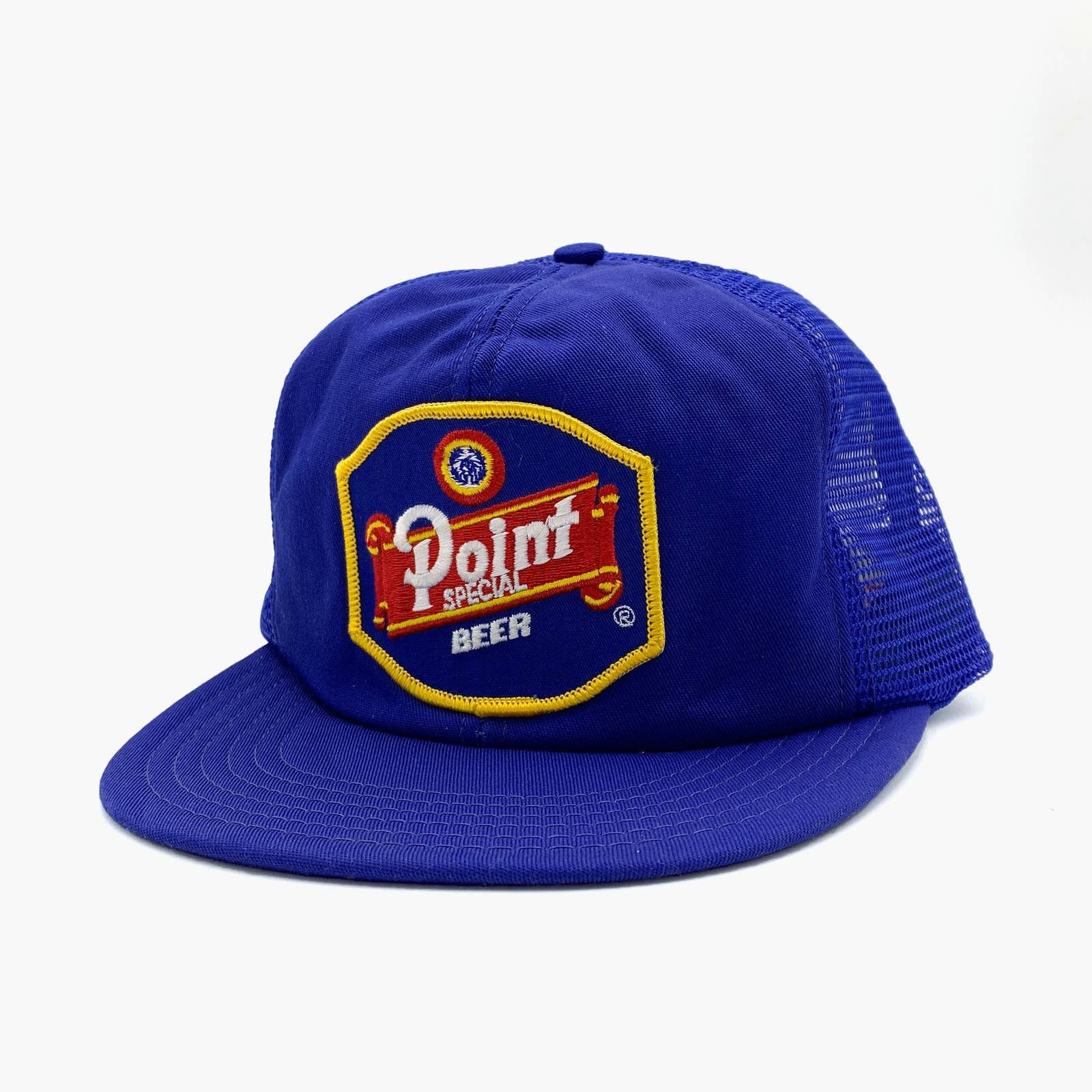 Vintage Vintage Point Special Beer Patch Snapback Trucker Mesh Hat Size ONE SIZE - 3 Thumbnail