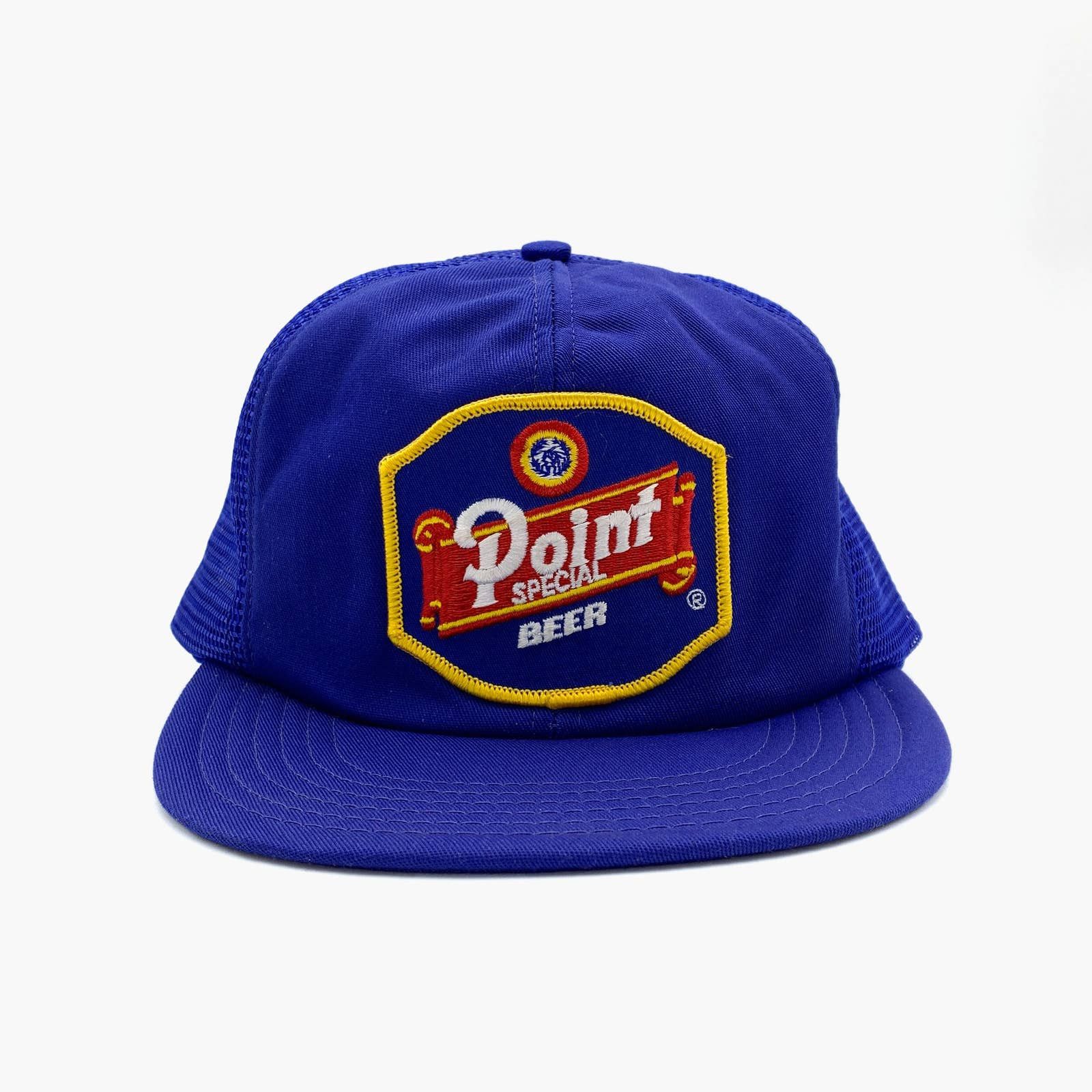 Vintage Vintage Point Special Beer Patch Snapback Trucker Mesh Hat Size ONE SIZE - 2 Thumbnail