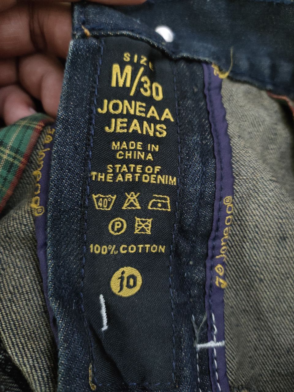 20471120 × Beauty Beast × Japanese Brand Joneaa Denim Size US 29 - 6 Thumbnail