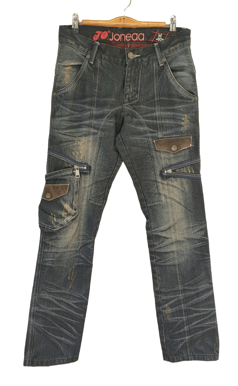 20471120 × Beauty Beast × Japanese Brand Joneaa Denim Size US 29 - 1 Thumbnail