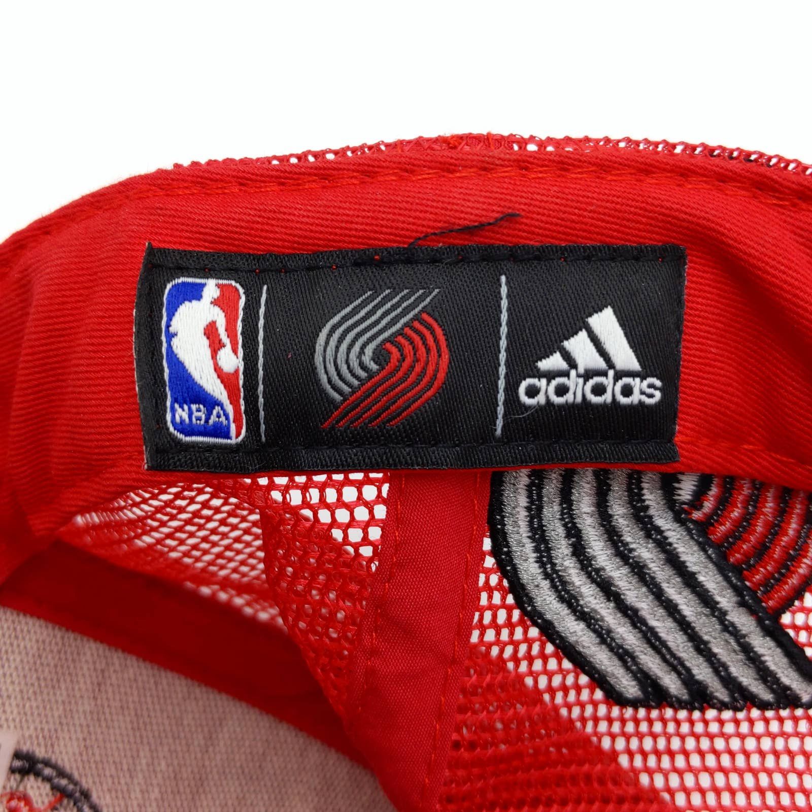 Adidas Adidas Portland Trailblazers NBA Snapback Trucker Hat Patch Size ONE SIZE - 9 Thumbnail