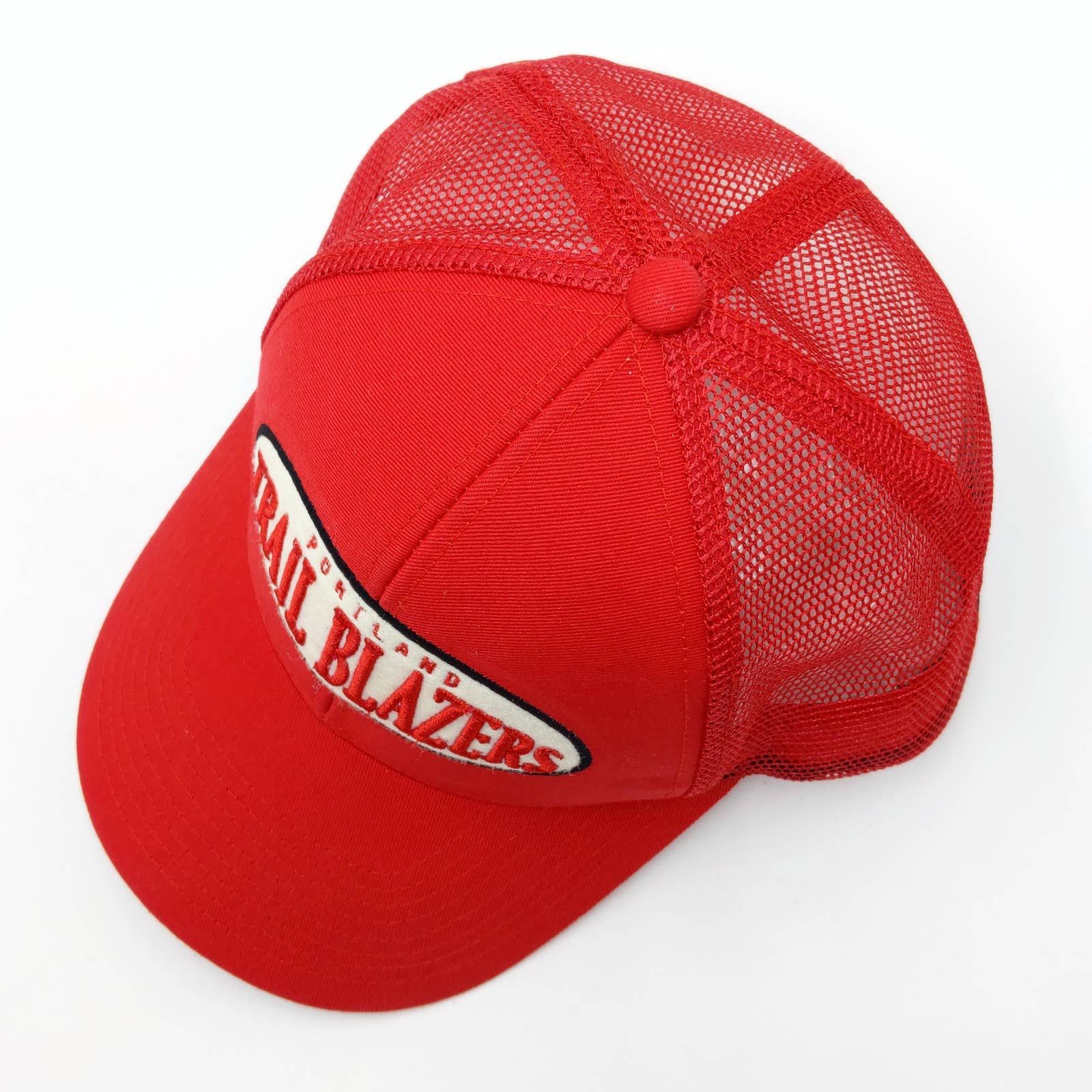 Adidas Adidas Portland Trailblazers NBA Snapback Trucker Hat Patch Size ONE SIZE - 4 Thumbnail