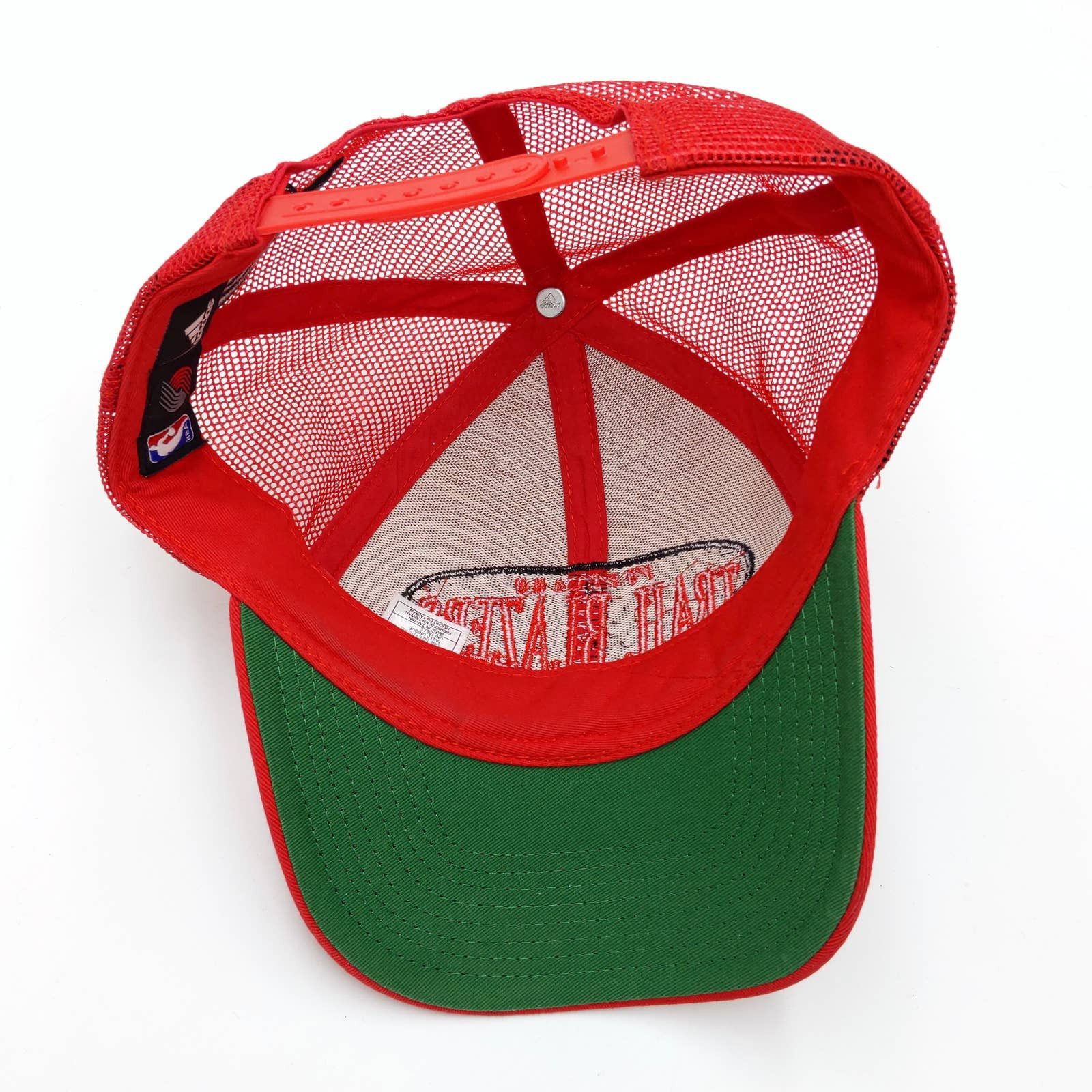 Adidas Adidas Portland Trailblazers NBA Snapback Trucker Hat Patch Size ONE SIZE - 8 Thumbnail