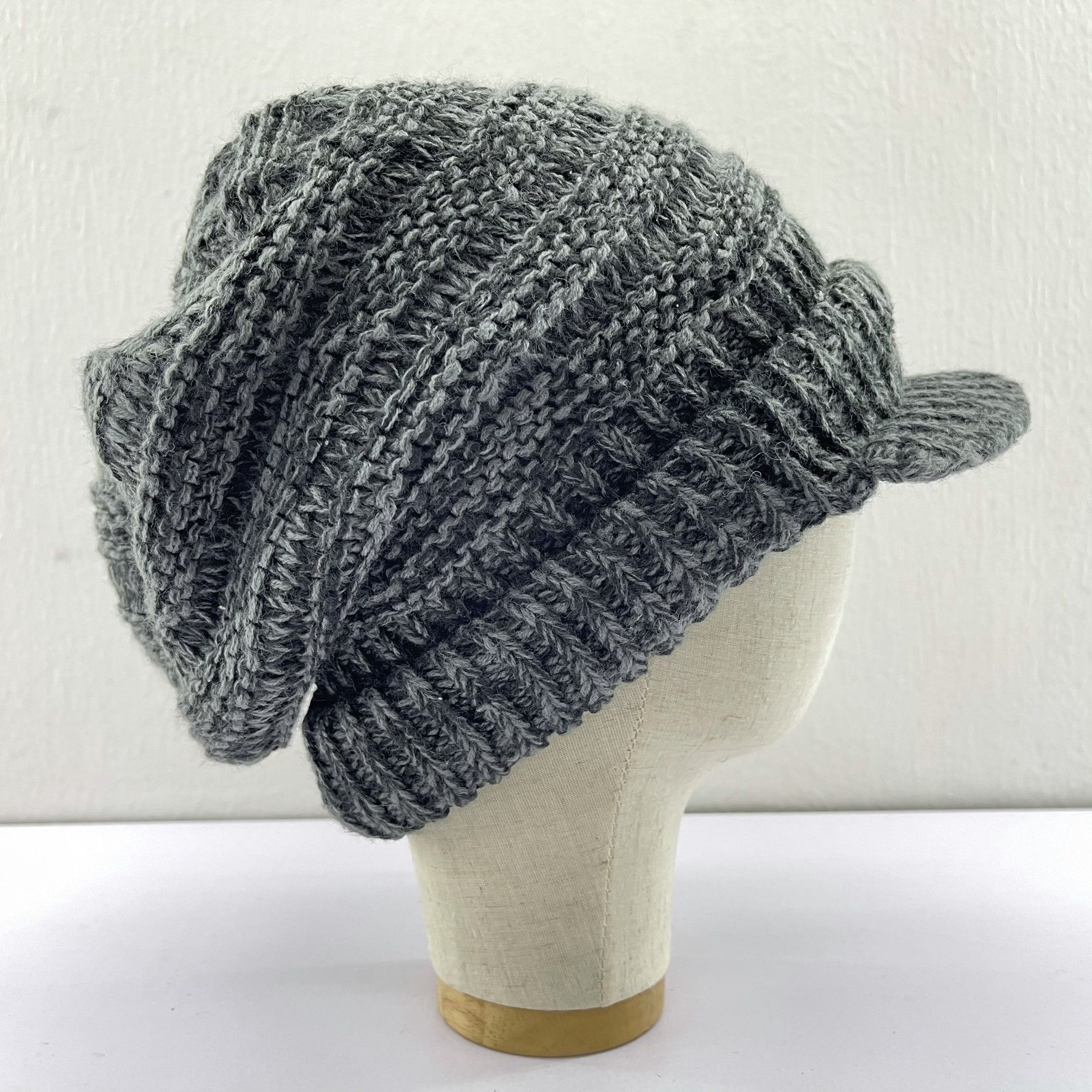 Japanese Brand Unknown Japanese Brand Bonet Slouch Knit Design Hats-BH2046 Size ONE SIZE - 4 Thumbnail
