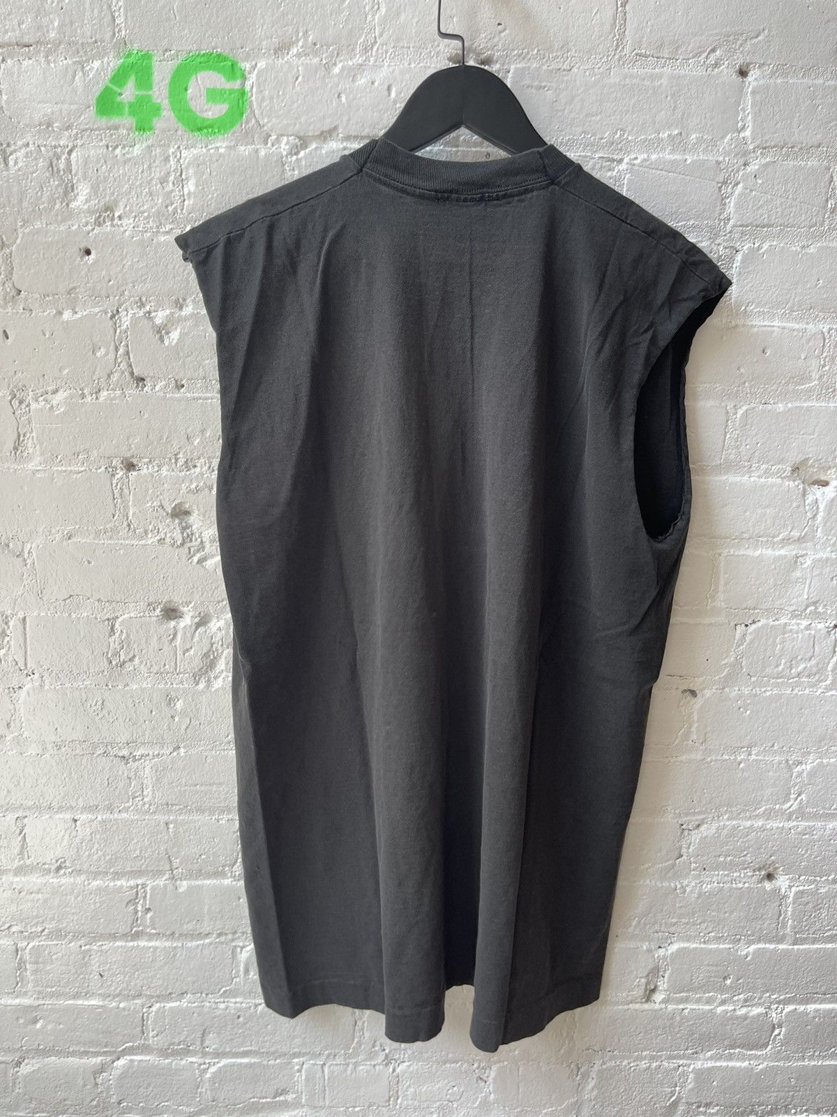 Vintage Vintage 90s FUCK THRASHED SKATER TANK TOP SHIRT 4GSELLER Size US L / EU 52-54 / 3 - 8 Thumbnail
