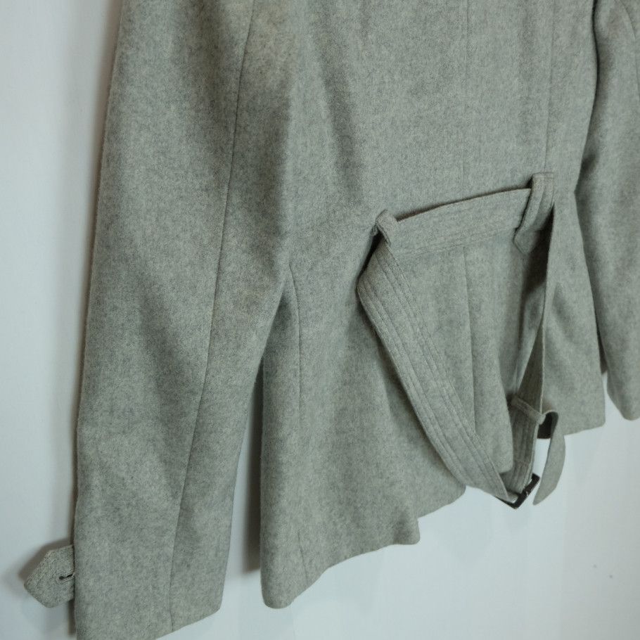 Michel Klein MICHEL KLEIN Punk Motorcycle Harajuku Wool Jacket For Women Size S / US 4 / IT 40 - 7 Thumbnail