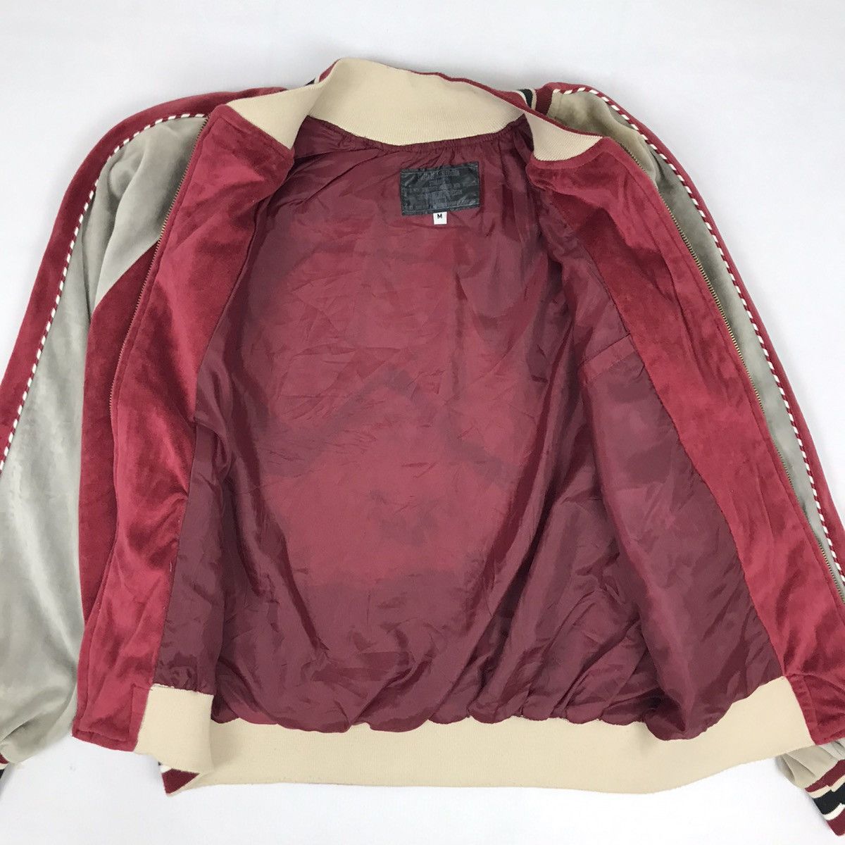 Japanese Brand × Vintage Vintage Japanese Souvenir Sukajan Velvet Jacket Size US M / EU 48-50 / 2 - 7 Thumbnail