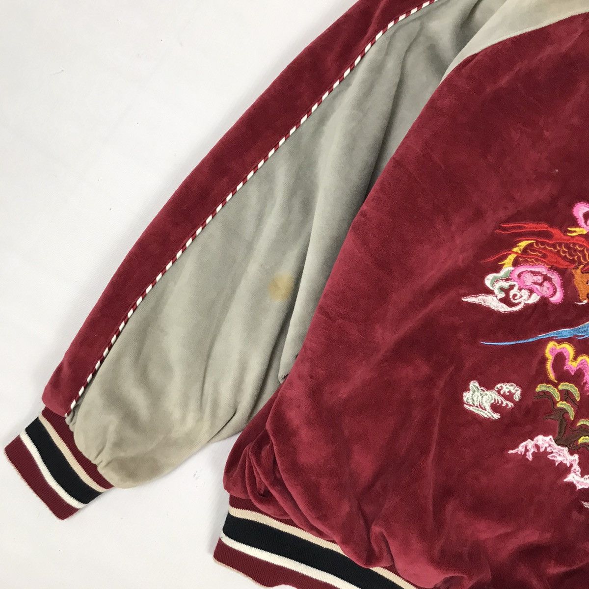 Japanese Brand × Vintage Vintage Japanese Souvenir Sukajan Velvet Jacket Size US M / EU 48-50 / 2 - 9 Thumbnail