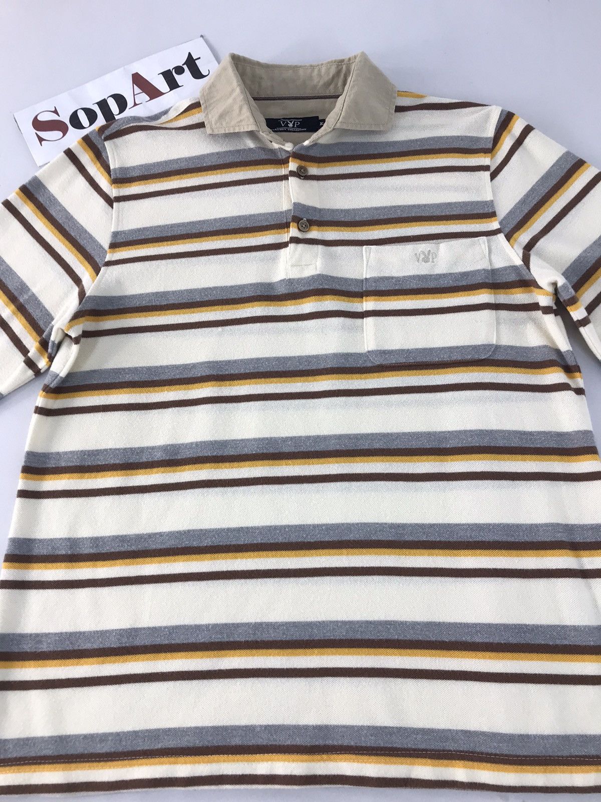 Playboy Playboy Collection Long Sleeve Singgle Pocket Striped Design Size US M / EU 48-50 / 2 - 3 Thumbnail