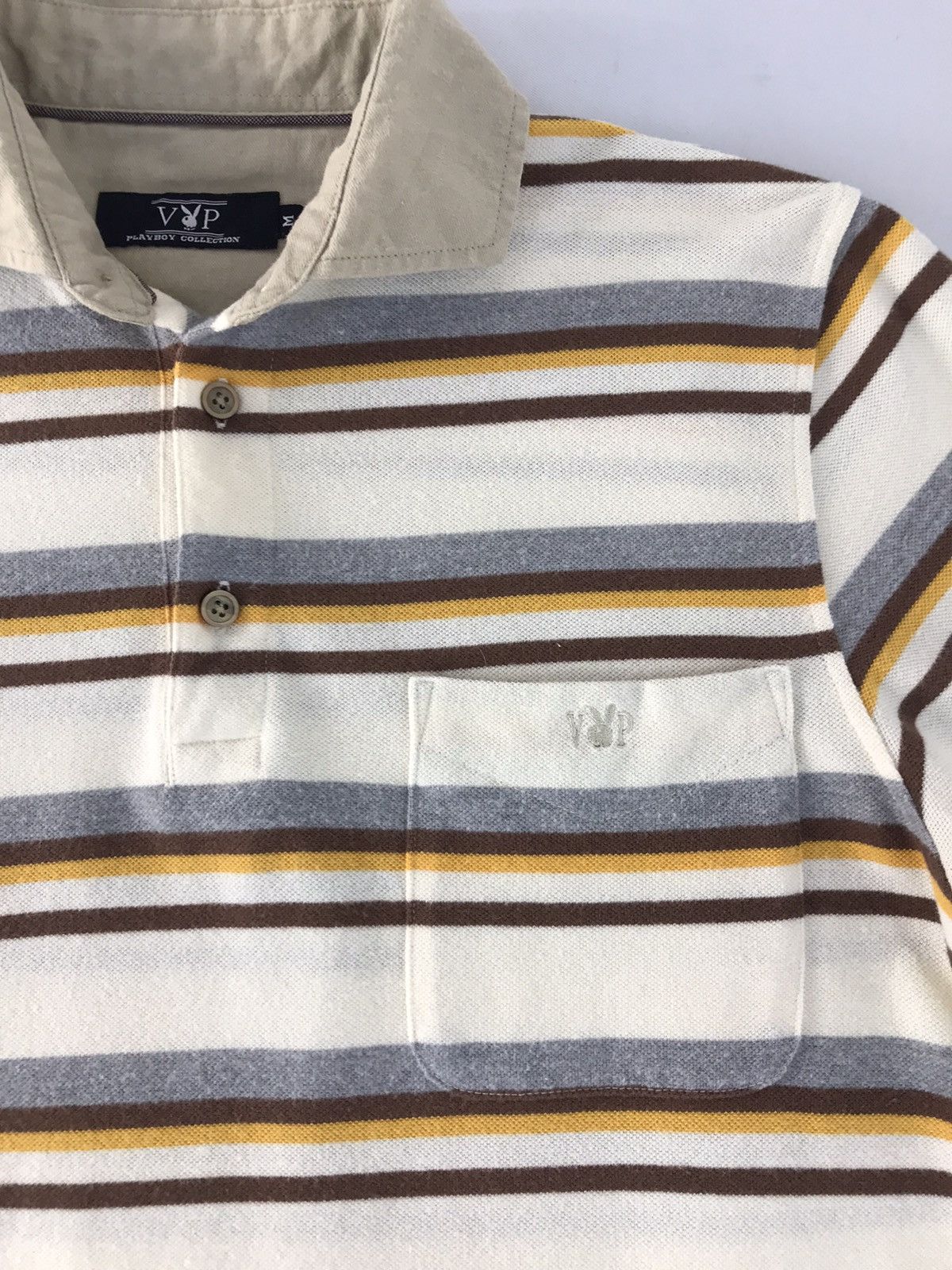 Playboy Playboy Collection Long Sleeve Singgle Pocket Striped Design Size US M / EU 48-50 / 2 - 4 Thumbnail