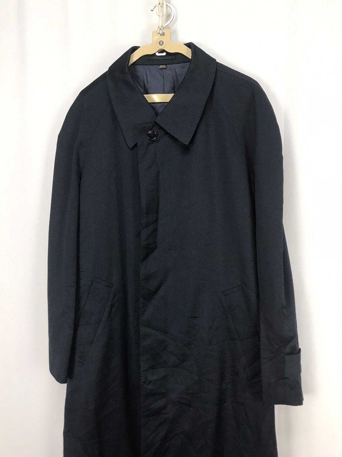 Yves Saint Laurent YvesSaintLaurent (YSL) button up long coat jacket Size US L / EU 52-54 / 3 - 3 Thumbnail