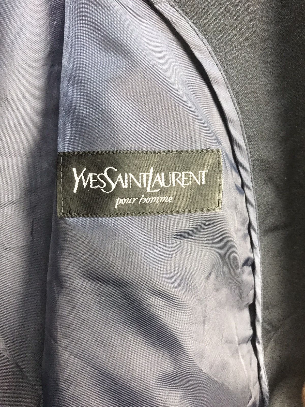 Yves Saint Laurent YvesSaintLaurent (YSL) button up long coat jacket Size US L / EU 52-54 / 3 - 4 Thumbnail