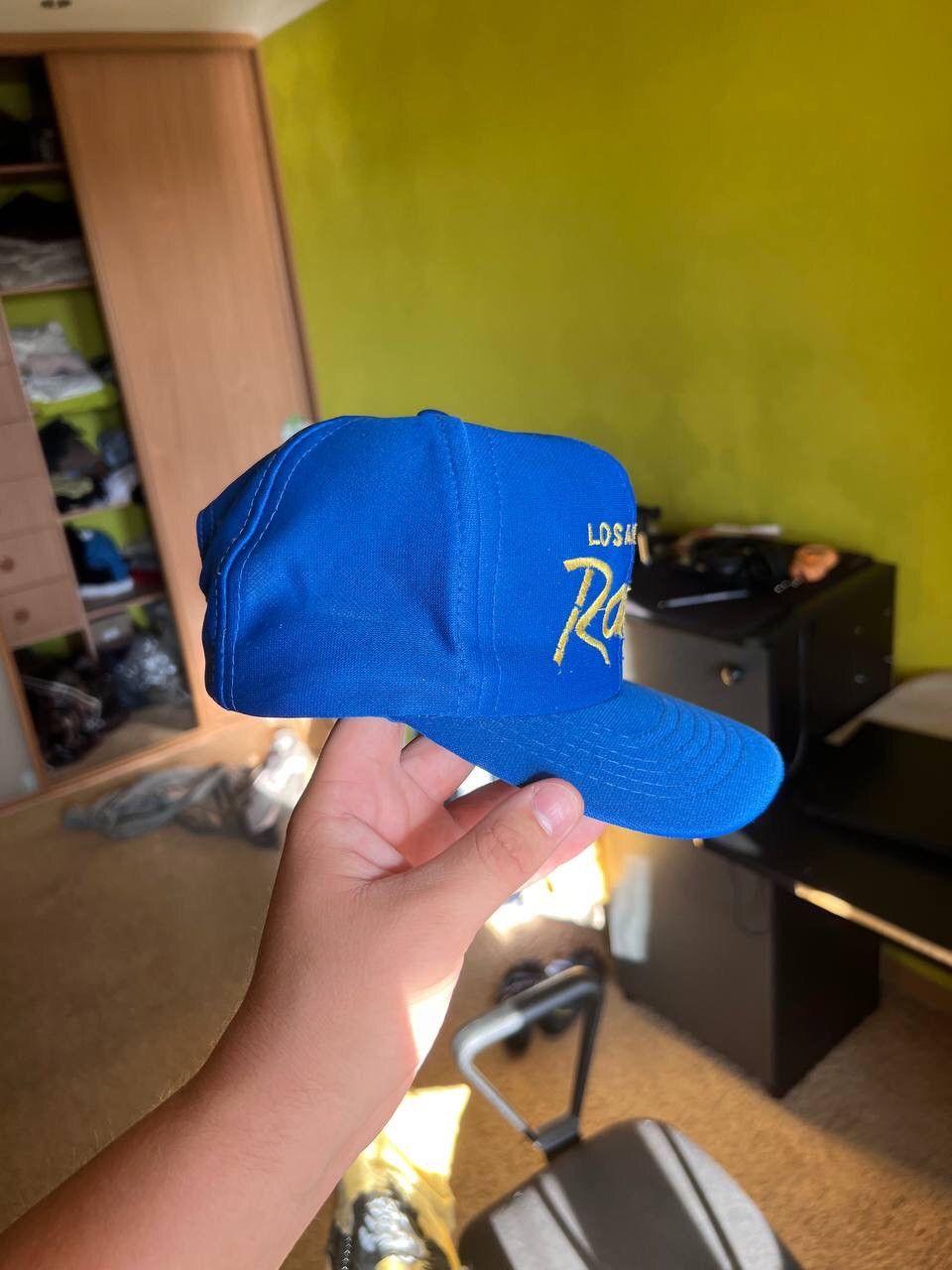 NFL × Vintage 1980 Los Angeles Rams NFL Script Snapback Hat Vintage Size ONE SIZE - 5 Thumbnail