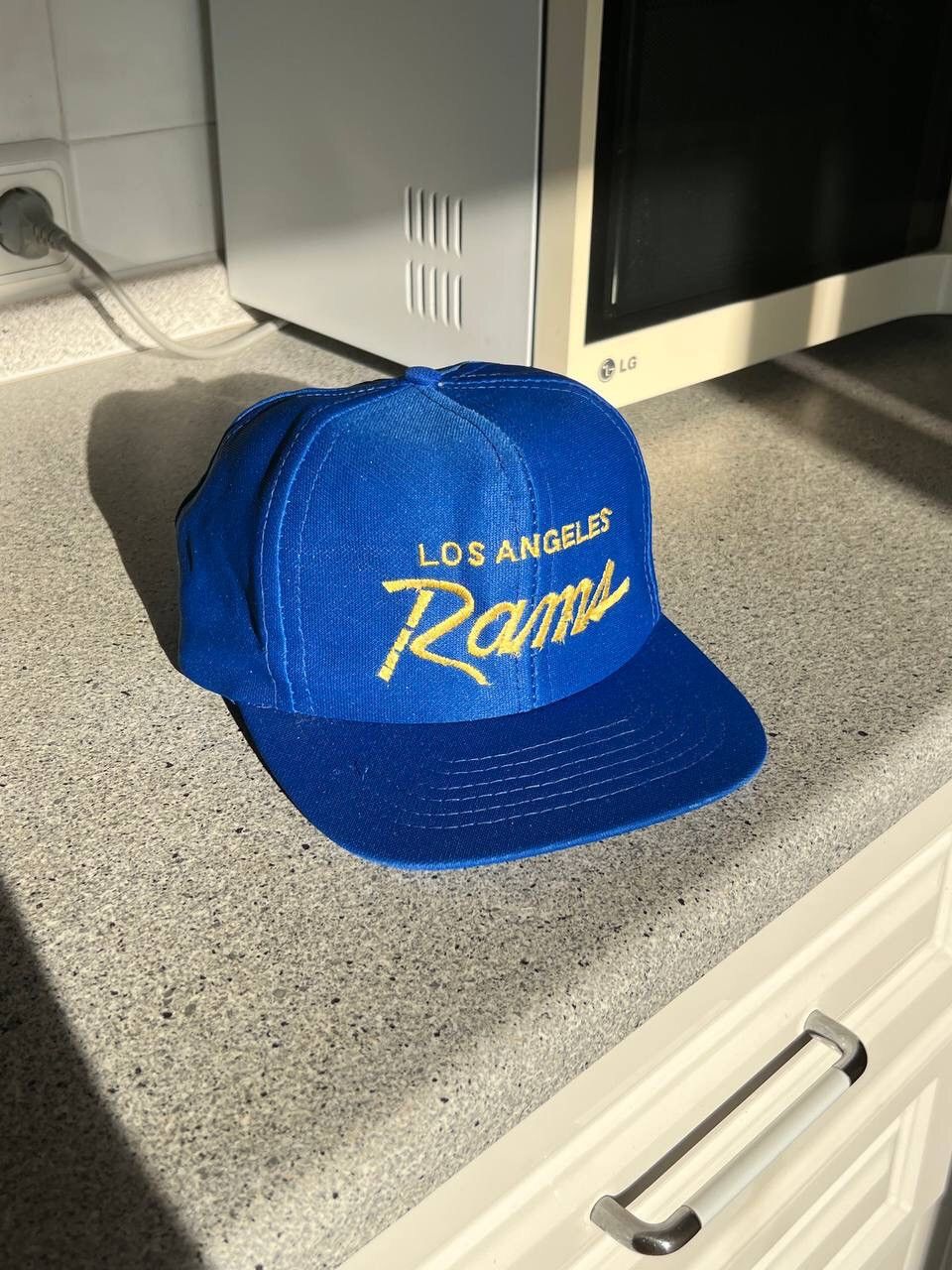 NFL × Vintage 1980 Los Angeles Rams NFL Script Snapback Hat Vintage Size ONE SIZE - 9 Thumbnail