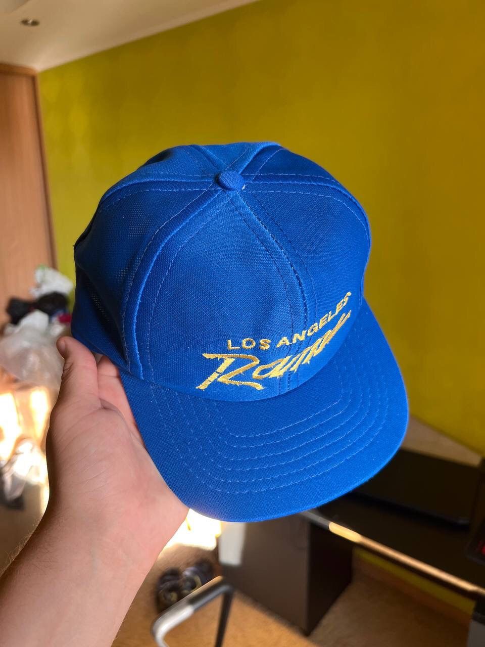 NFL × Vintage 1980 Los Angeles Rams NFL Script Snapback Hat Vintage Size ONE SIZE - 3 Thumbnail