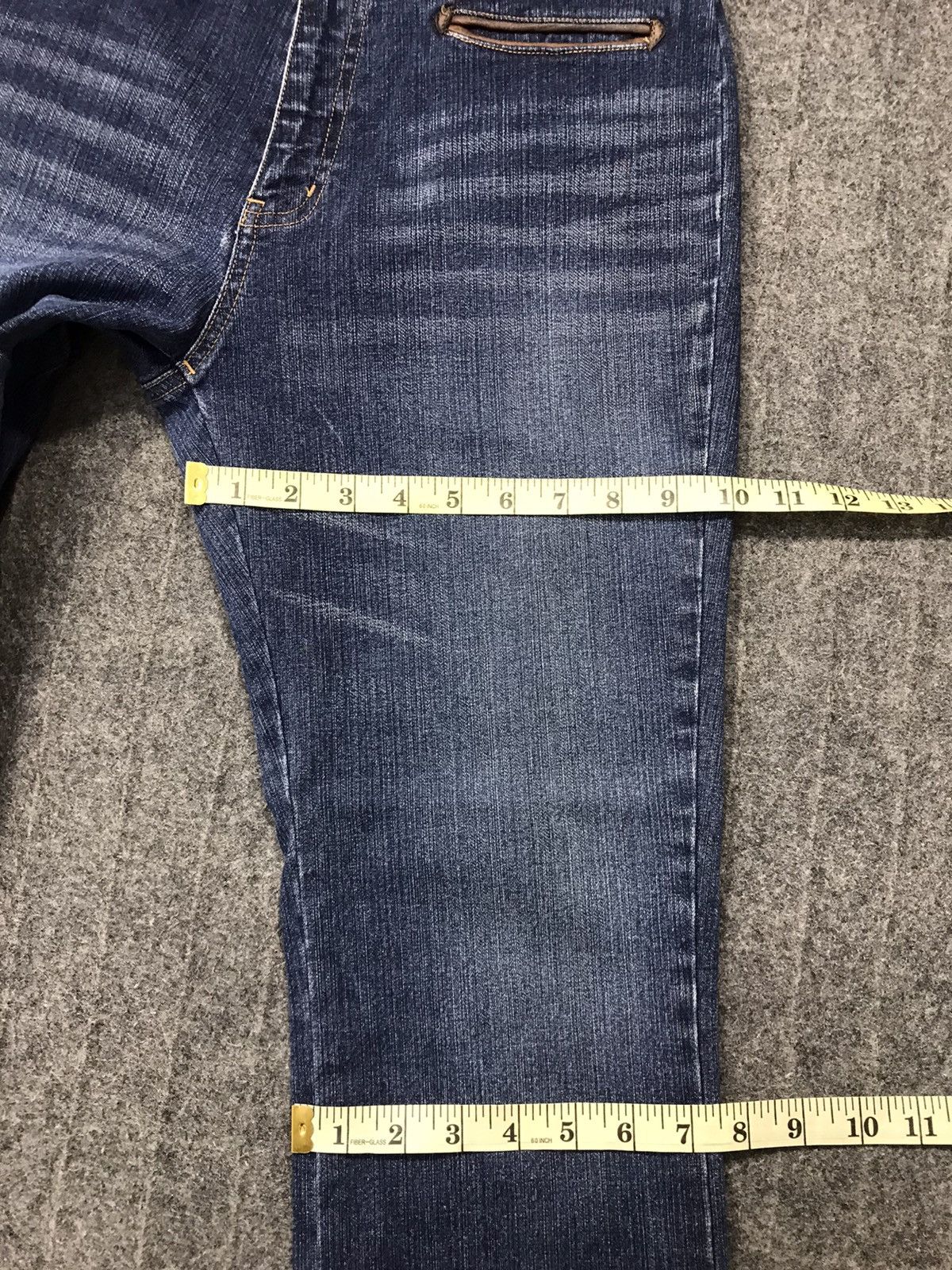 MCM × Vintage Vintage McM Legere Zipper Indigo Denim Jeans Size 28" / US 6 / IT 42 - 17 Thumbnail