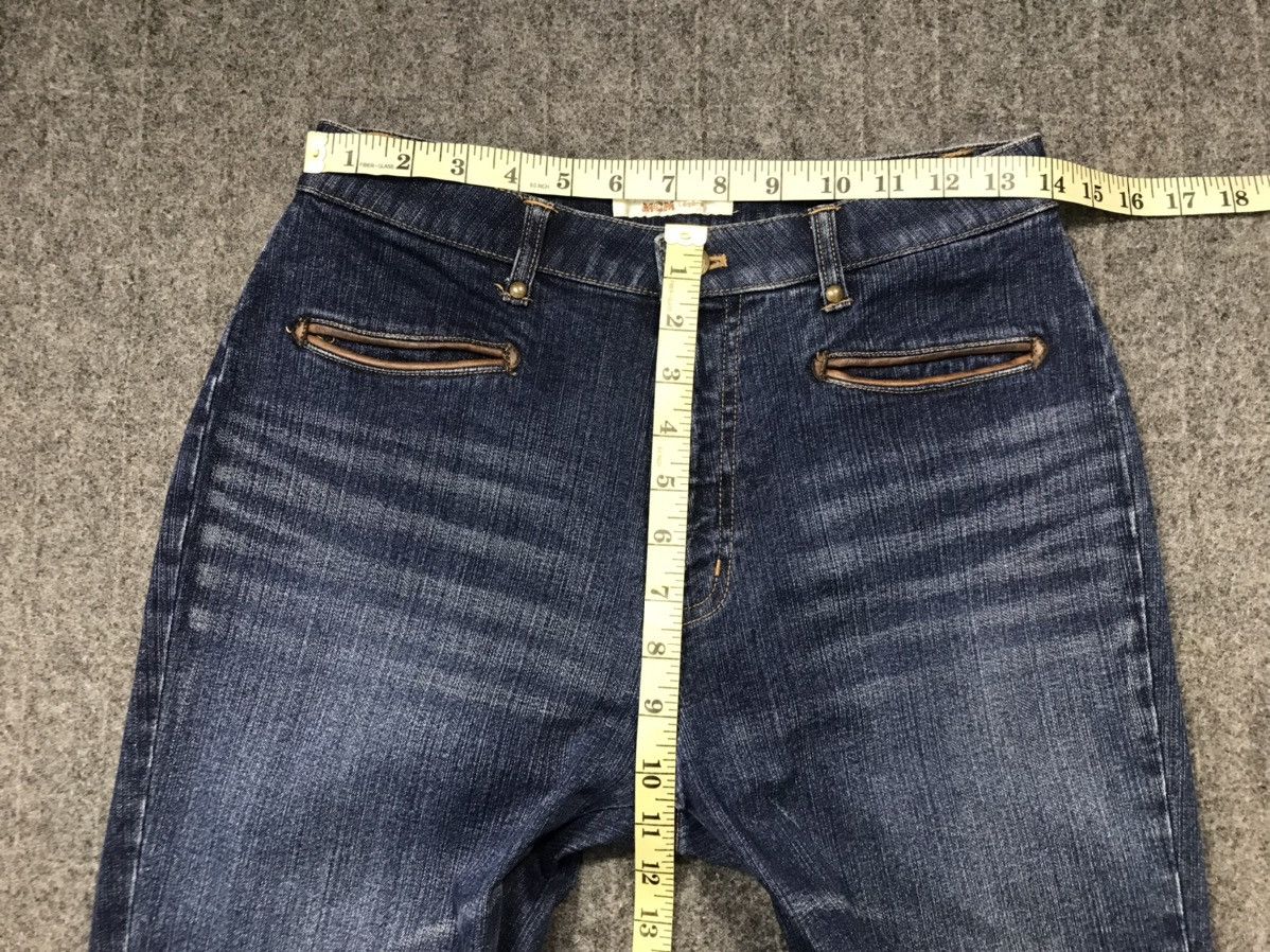 MCM × Vintage Vintage McM Legere Zipper Indigo Denim Jeans Size 28" / US 6 / IT 42 - 16 Thumbnail