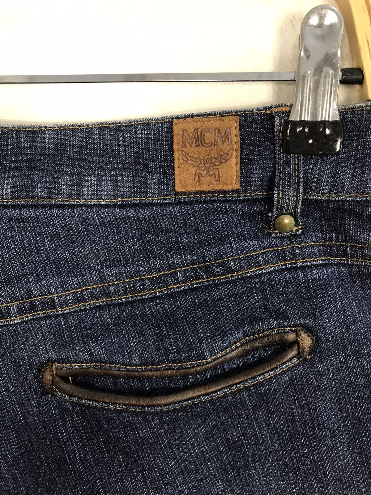 MCM × Vintage Vintage McM Legere Zipper Indigo Denim Jeans Size 28" / US 6 / IT 42 - 10 Thumbnail