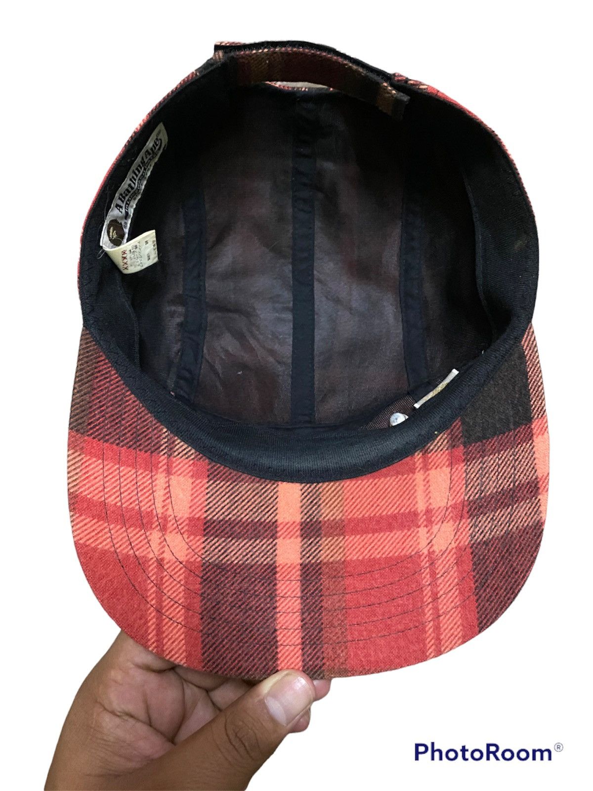 Bape × Vintage Vintage A Bathing Ape 5 Panel Tartan Hat Size ONE SIZE - 8 Thumbnail