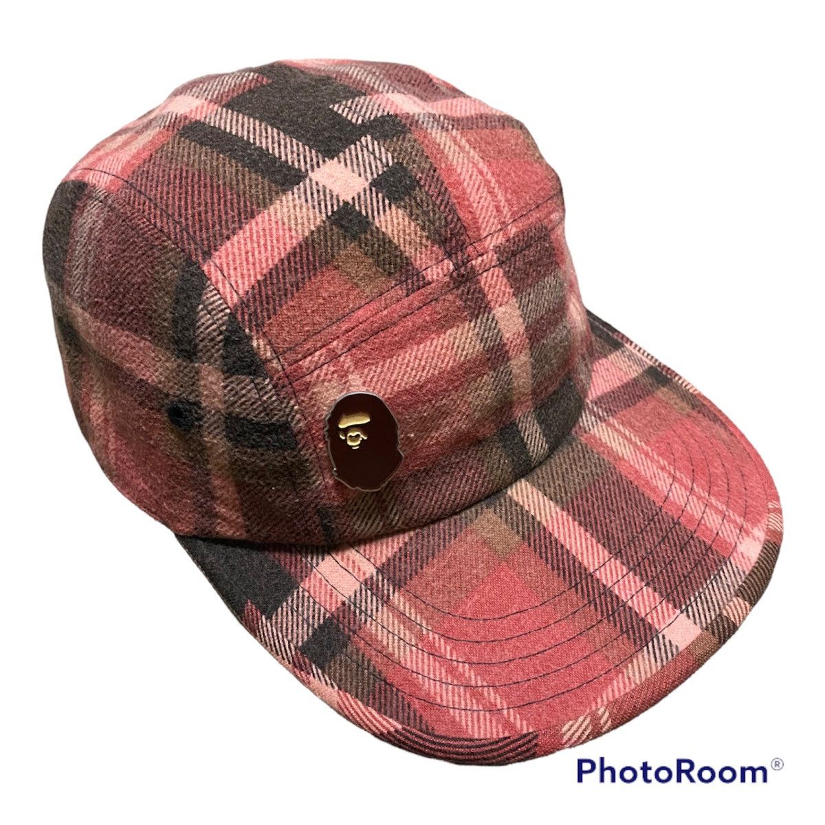 Bape × Vintage Vintage A Bathing Ape 5 Panel Tartan Hat Size ONE SIZE - 2 Thumbnail