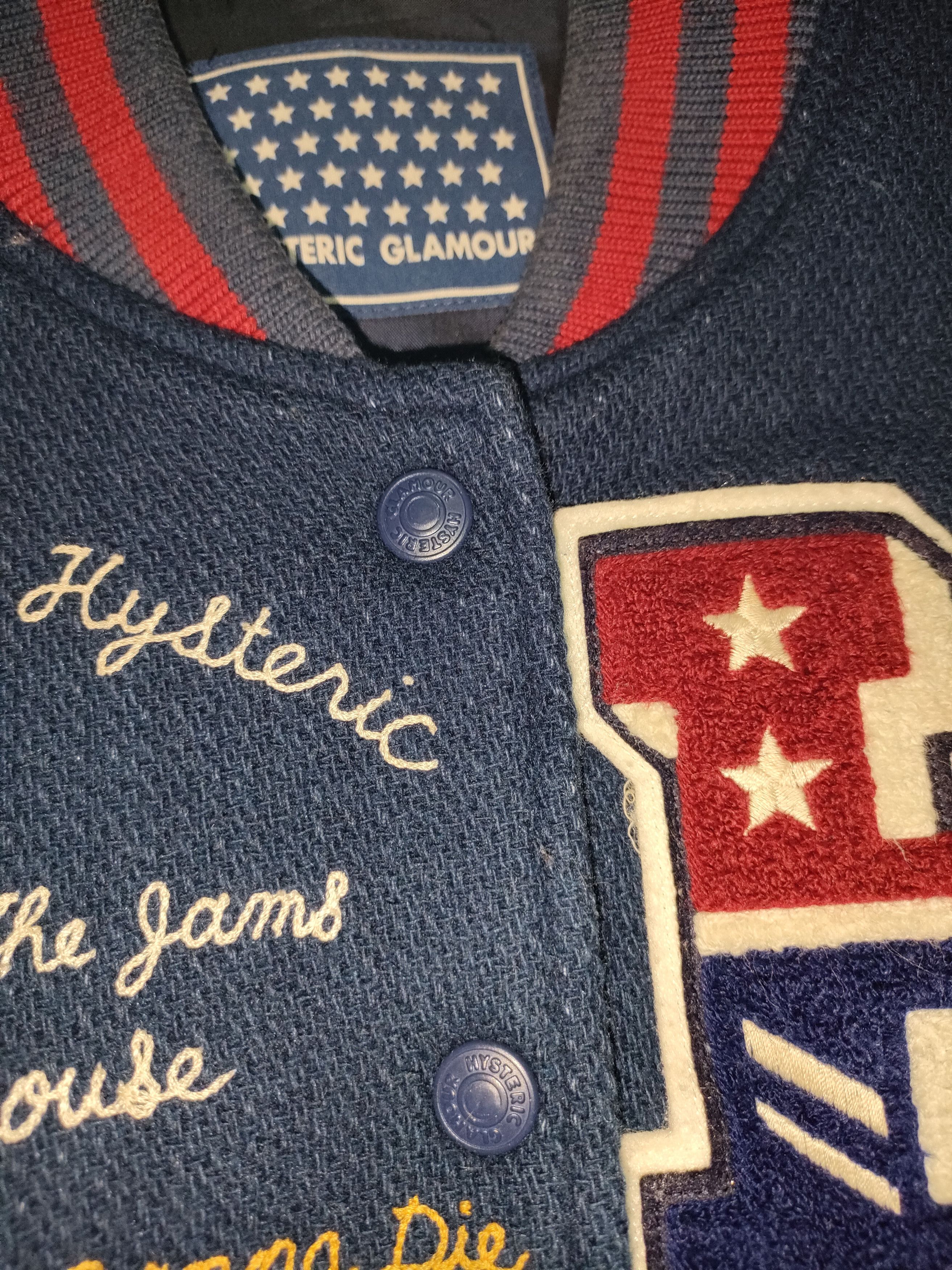Hysteric Glamour × Vintage Vintage Hysteric Glamour Varsity Jacket Size US S / EU 44-46 / 1 - 3 Thumbnail