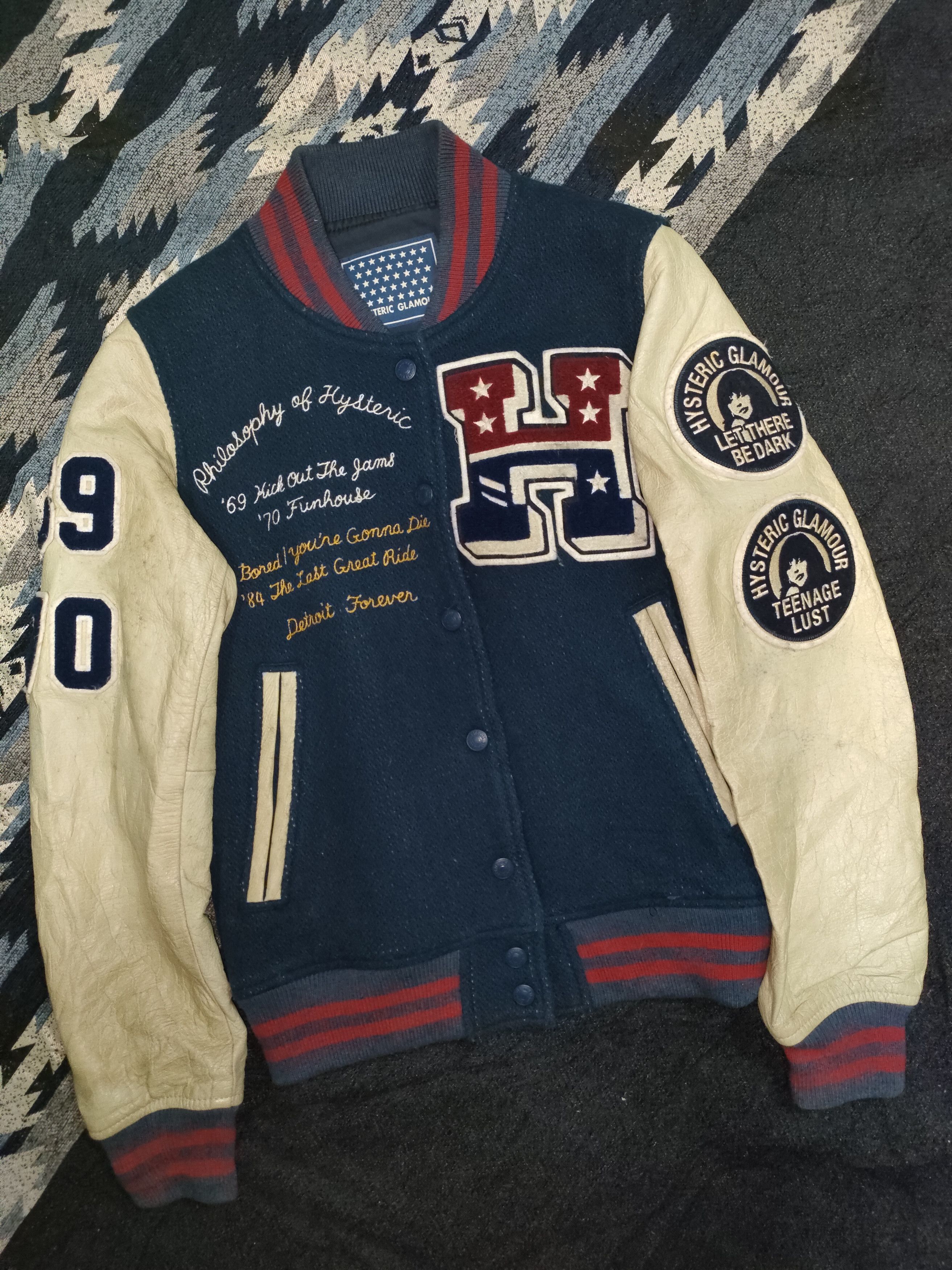 Hysteric Glamour × Vintage Vintage Hysteric Glamour Varsity Jacket Size US S / EU 44-46 / 1 - 2 Thumbnail