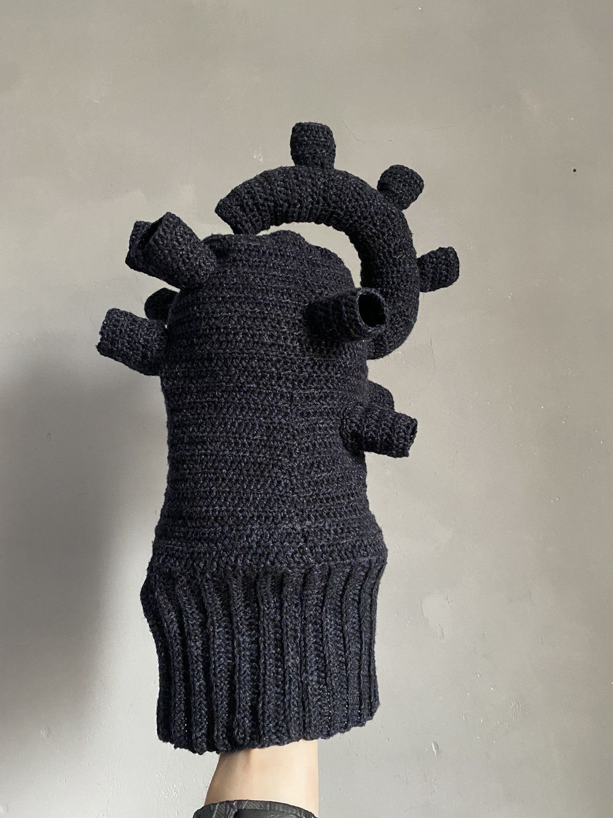 Handmade ANATOMIC HEART Ski Mask Balaclava One Size Handmade Size ONE SIZE - 5 Thumbnail