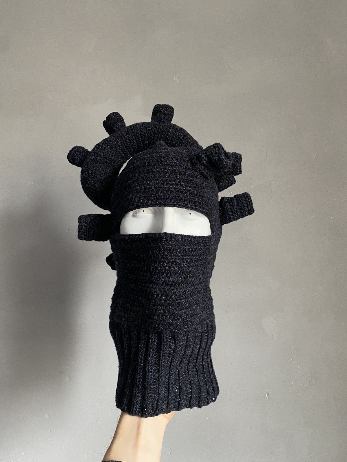 Handmade ANATOMIC HEART Ski Mask Balaclava One Size Handmade Size ONE SIZE - 4 Thumbnail