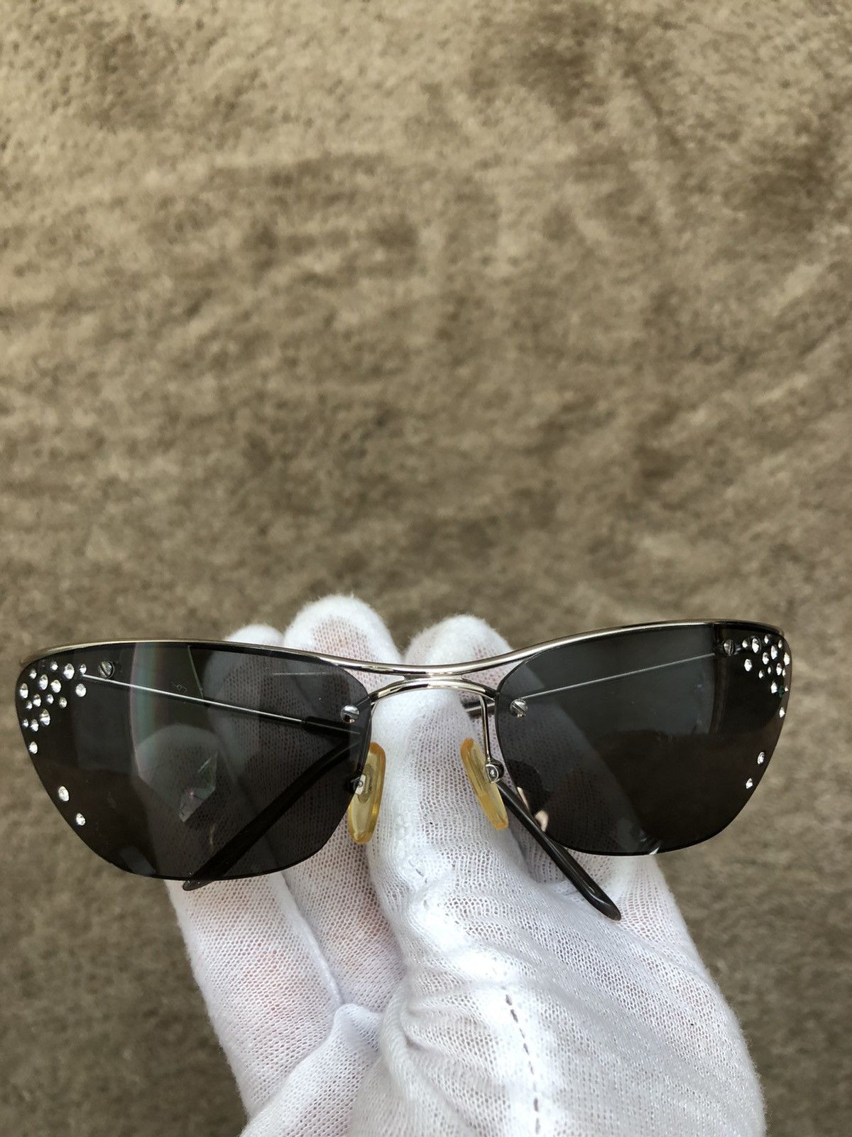 Dior Dior Flash encrusted logo sunglasses Size ONE SIZE - 2 Thumbnail