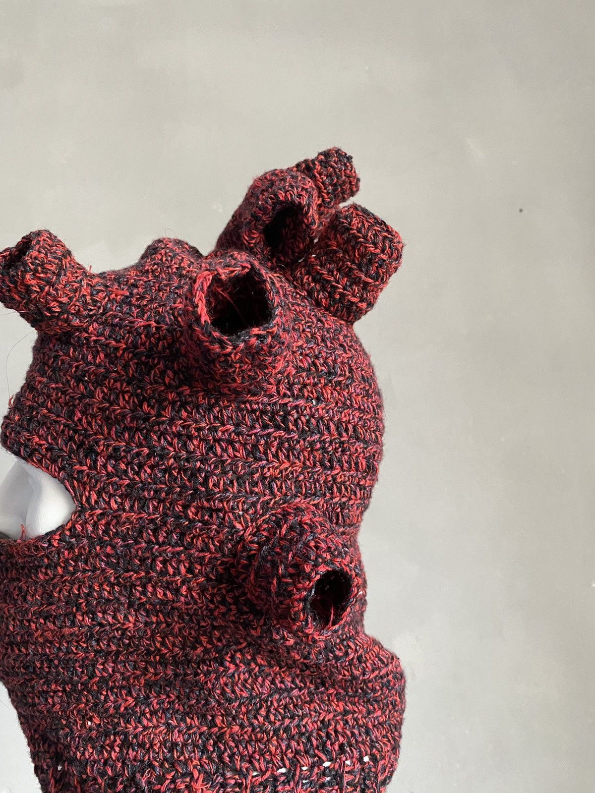 Handmade ANATOMIC HEART SKI MASK BALACLAVA HANDMADE Size ONE SIZE - 6 Thumbnail