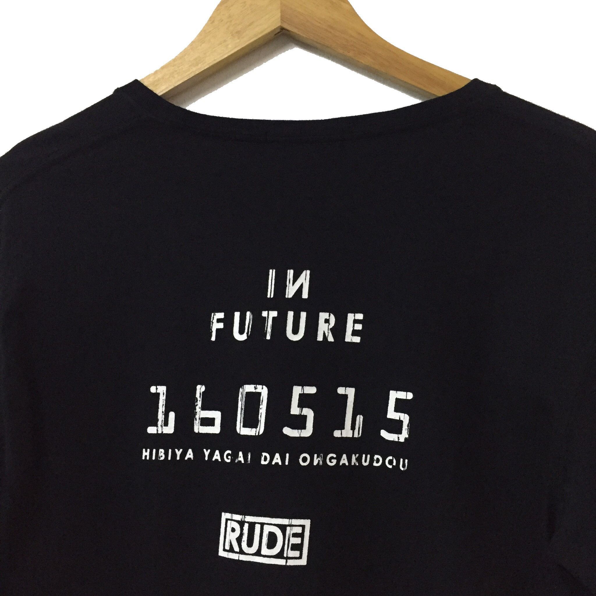 Japanese Brand RUDE GALLERY NOTHING CARVED IN STONE BAND JAPAN TSHIRT Size US XL / EU 56 / 4 - 9 Thumbnail
