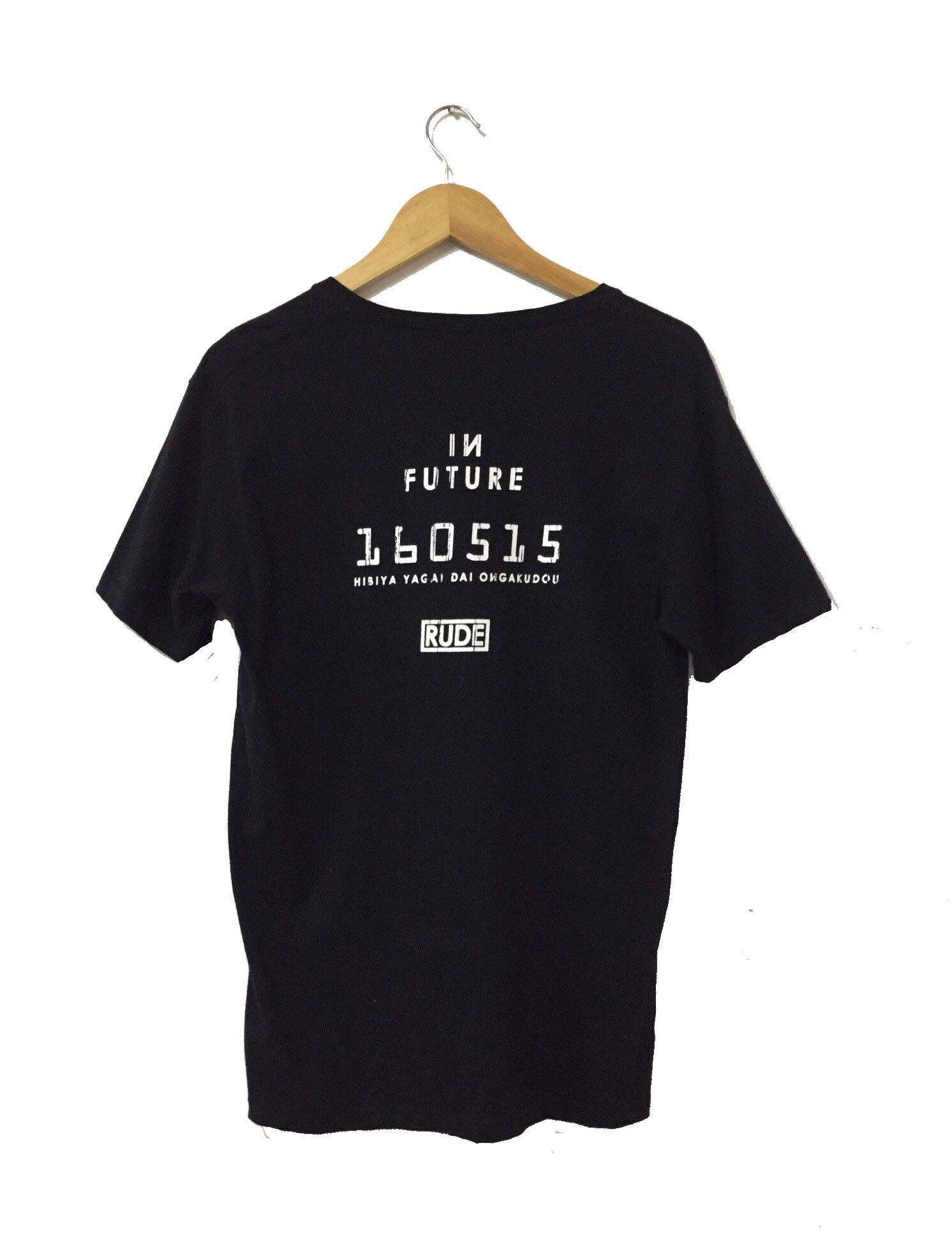 Japanese Brand RUDE GALLERY NOTHING CARVED IN STONE BAND JAPAN TSHIRT Size US XL / EU 56 / 4 - 8 Thumbnail