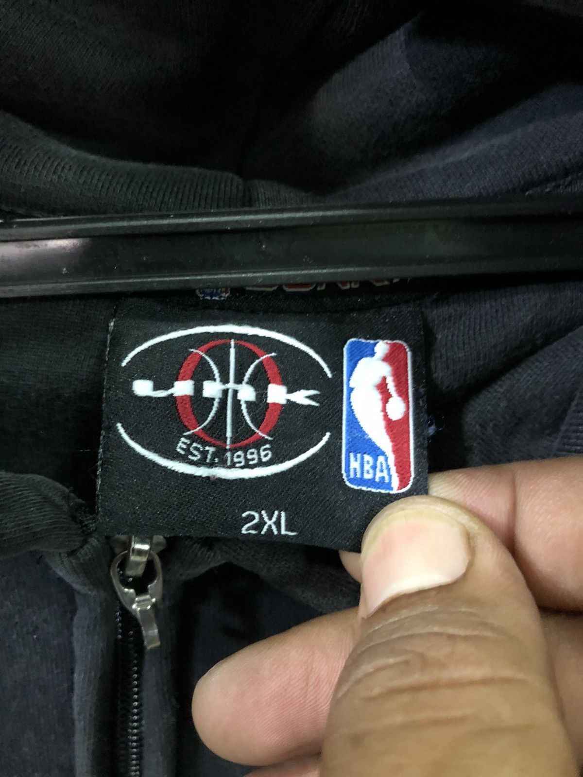 NBA × Vintage NBA Logo Hoodie Size US XXL / EU 58 / 5 - 9 Thumbnail