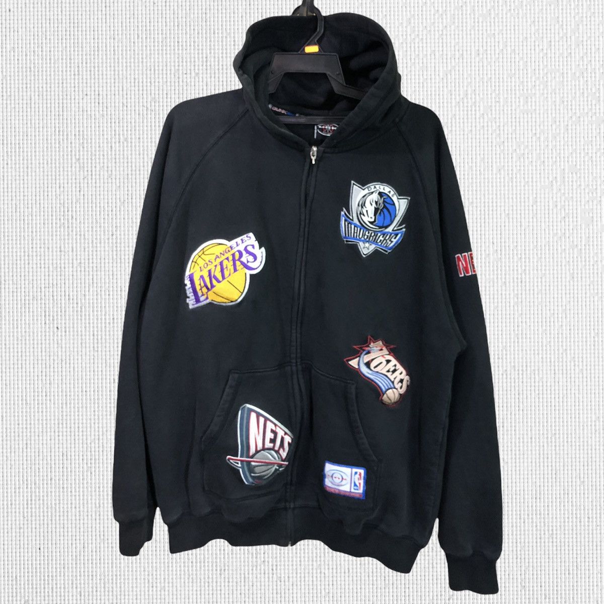 NBA × Vintage NBA Logo Hoodie Size US XXL / EU 58 / 5 - 1 Thumbnail
