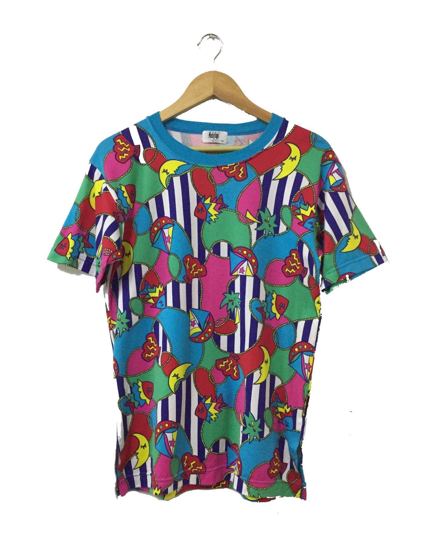 Vintage VINTAGE MODIGLIANI ITALIAN PAINTER ART FULL PRINT TSHIRT Size M / US 6-8 / IT 42-44 - 1 Thumbnail