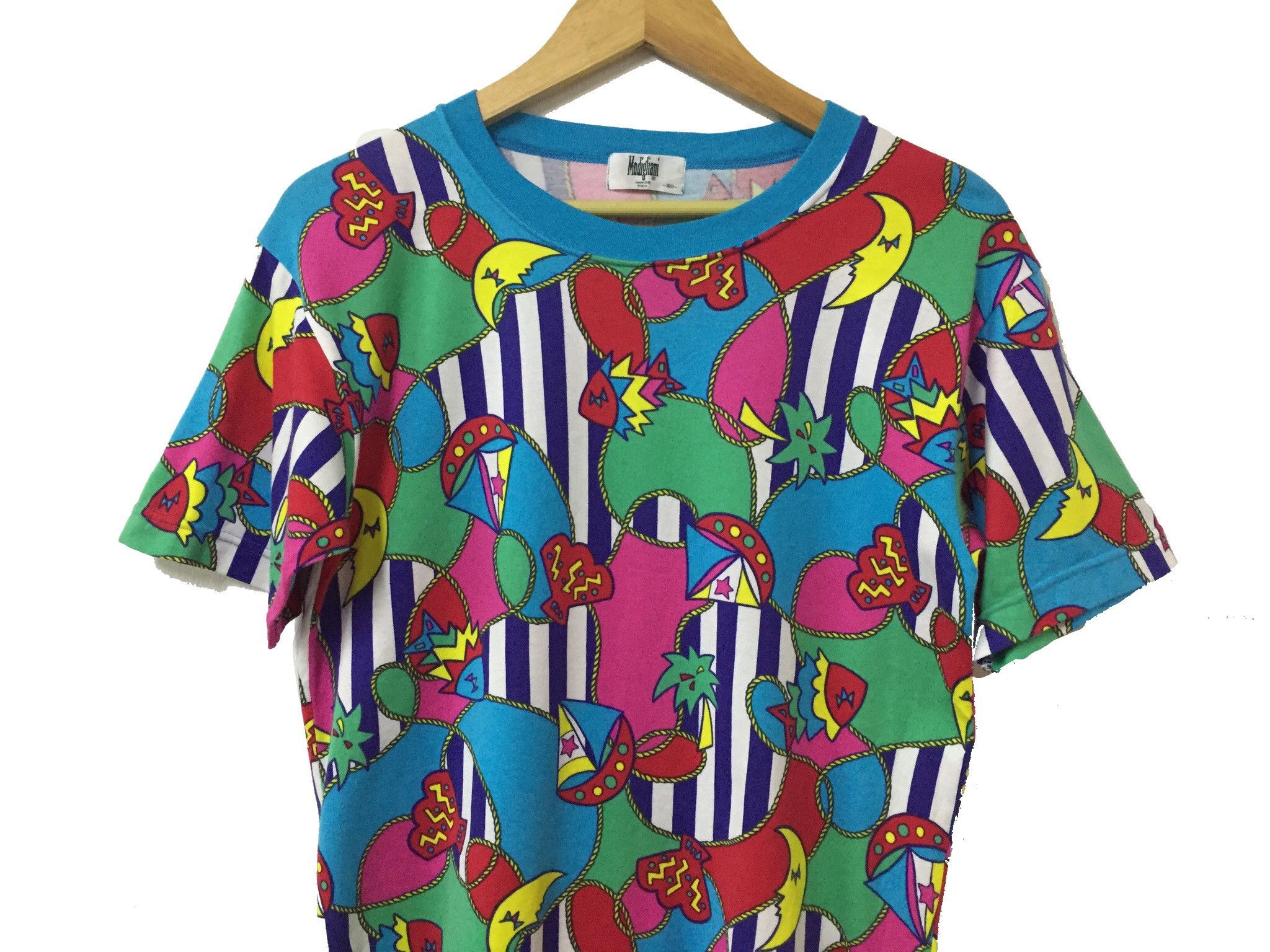 Vintage VINTAGE MODIGLIANI ITALIAN PAINTER ART FULL PRINT TSHIRT Size M / US 6-8 / IT 42-44 - 3 Thumbnail