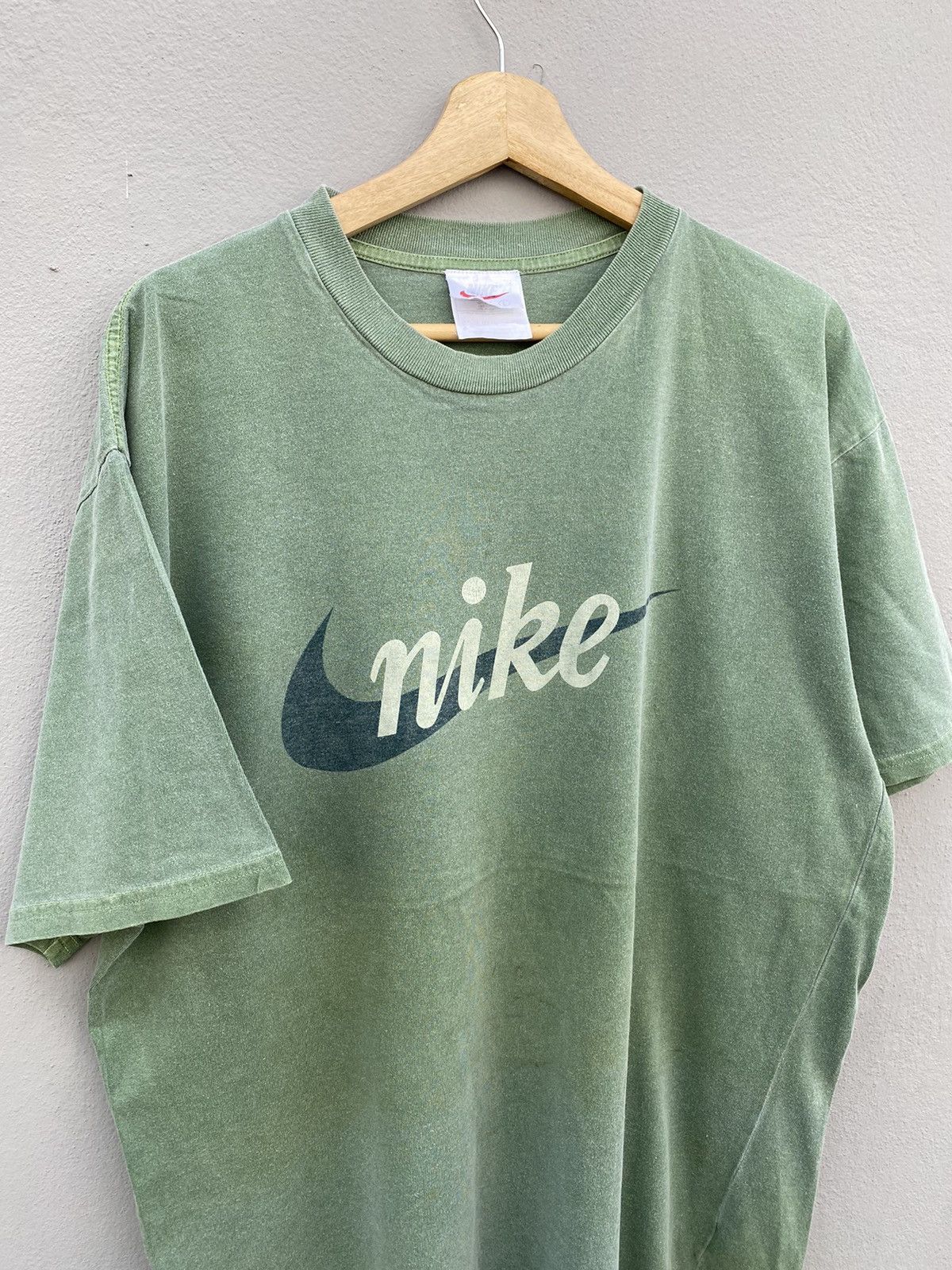 Nike × Vintage vintage 90s perfect sunfaded nike swoosh repro 1972 design Size US XL / EU 56 / 4 - 4 Thumbnail