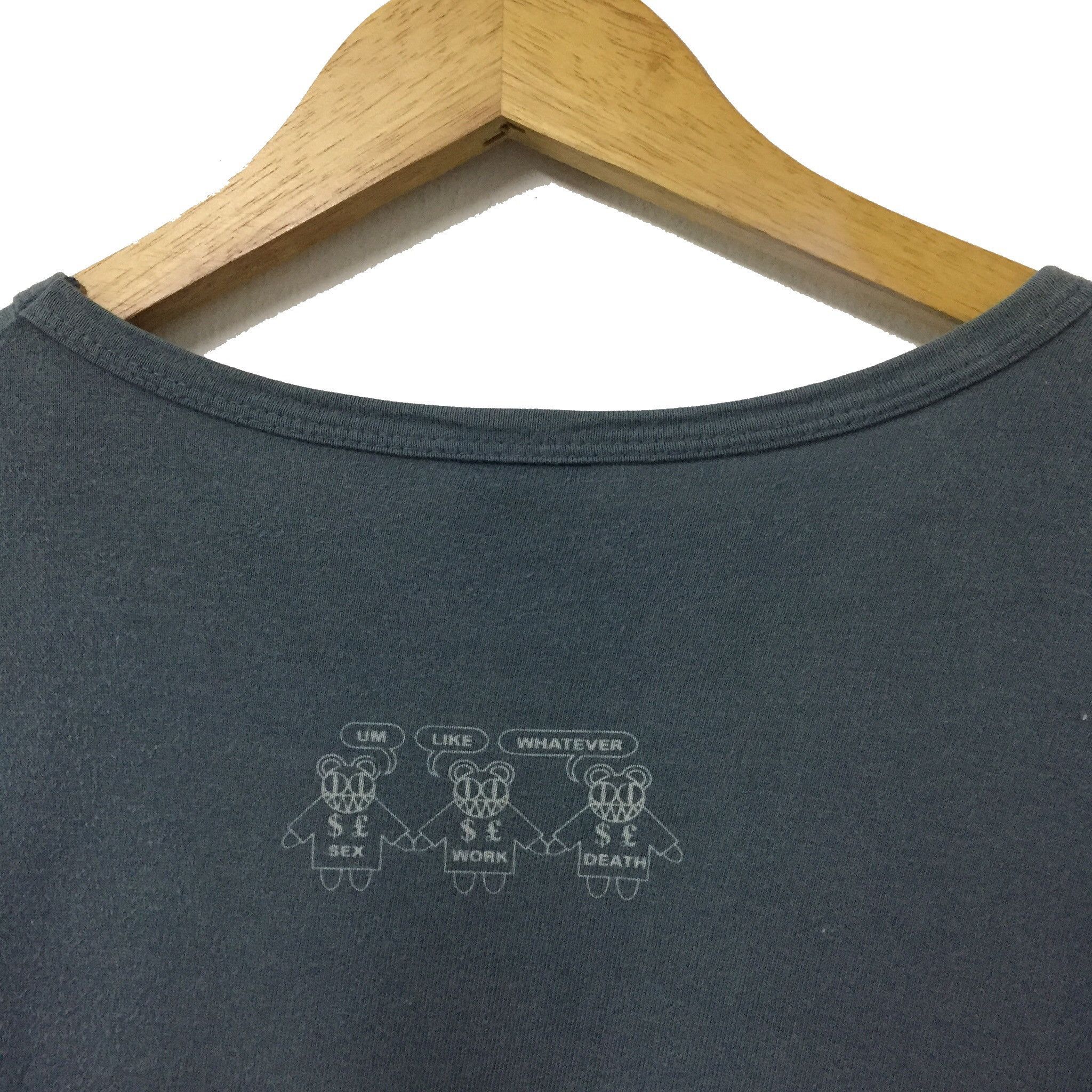 Band Tees × Vintage VINTAGE RADIOHEAD WASTE SEX WORK DEATH ROCK BAND TSHIRT Size US M / EU 48-50 / 2 - 10 Thumbnail