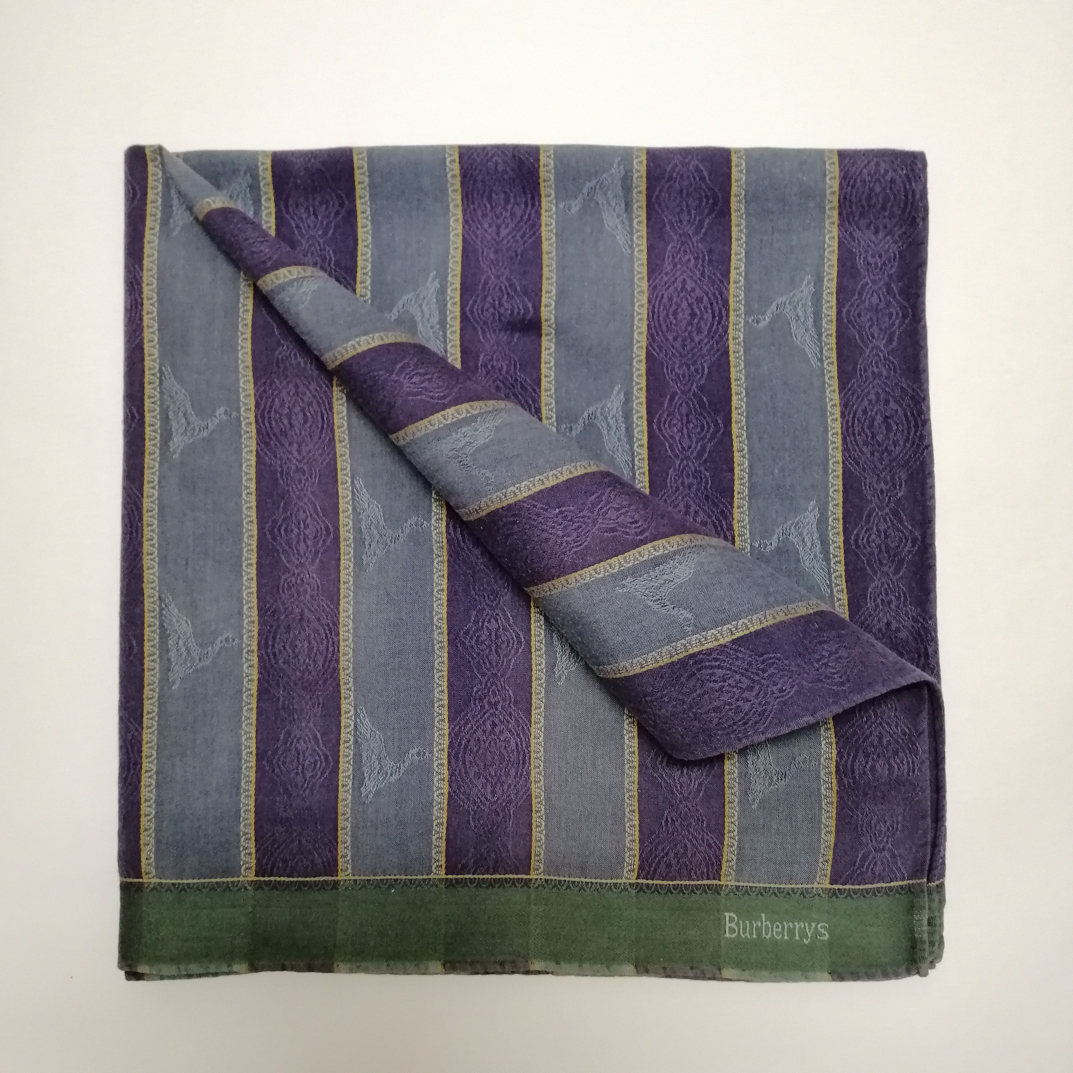 Burberry Vintage Burberry Handkerchief/Neckerchief/Bandana-KD1056 Size ONE SIZE - 3 Thumbnail