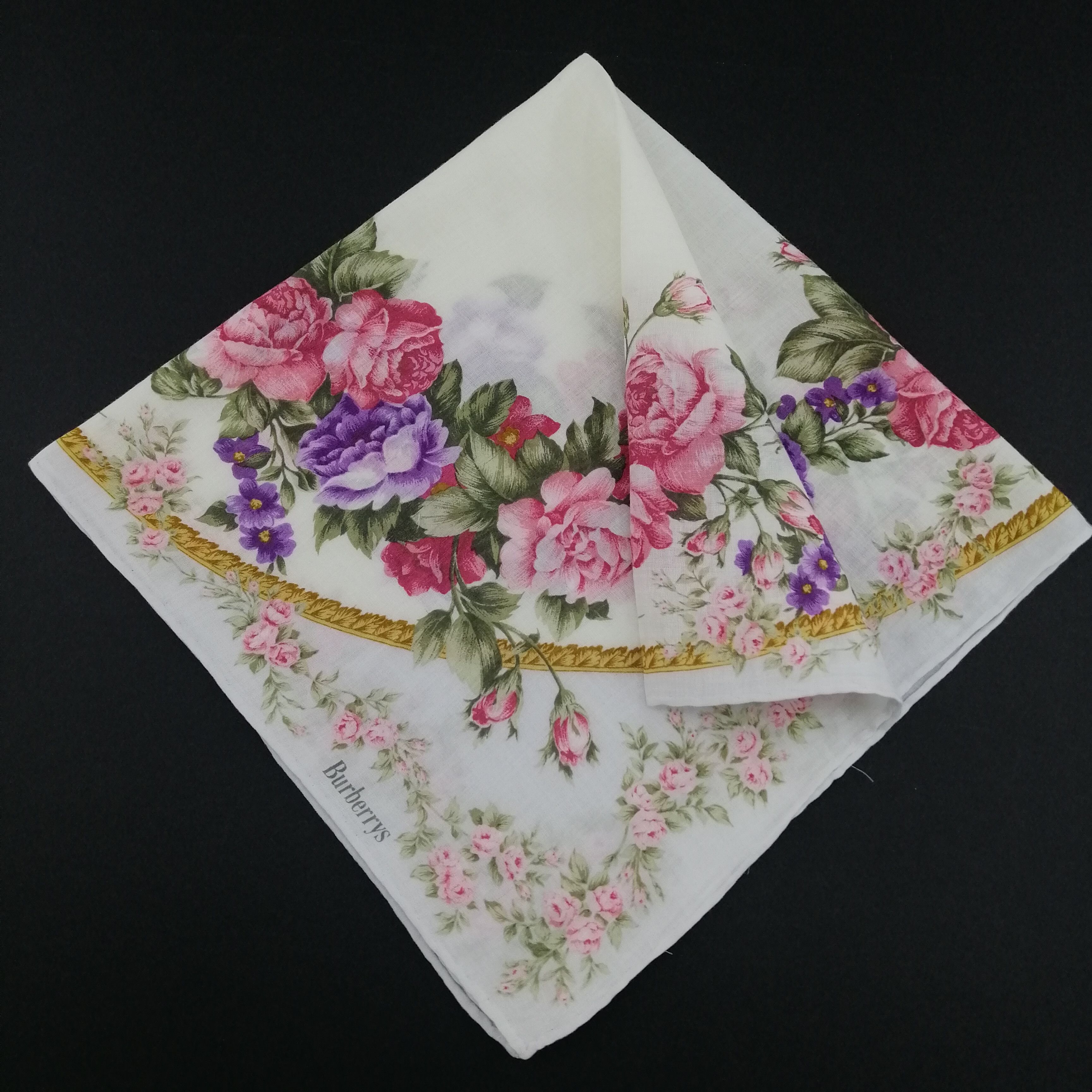 Burberry Vintage Burberry Handkerchief/Neckerchief/Bandana-KD1063 Size ONE SIZE - 1 Thumbnail