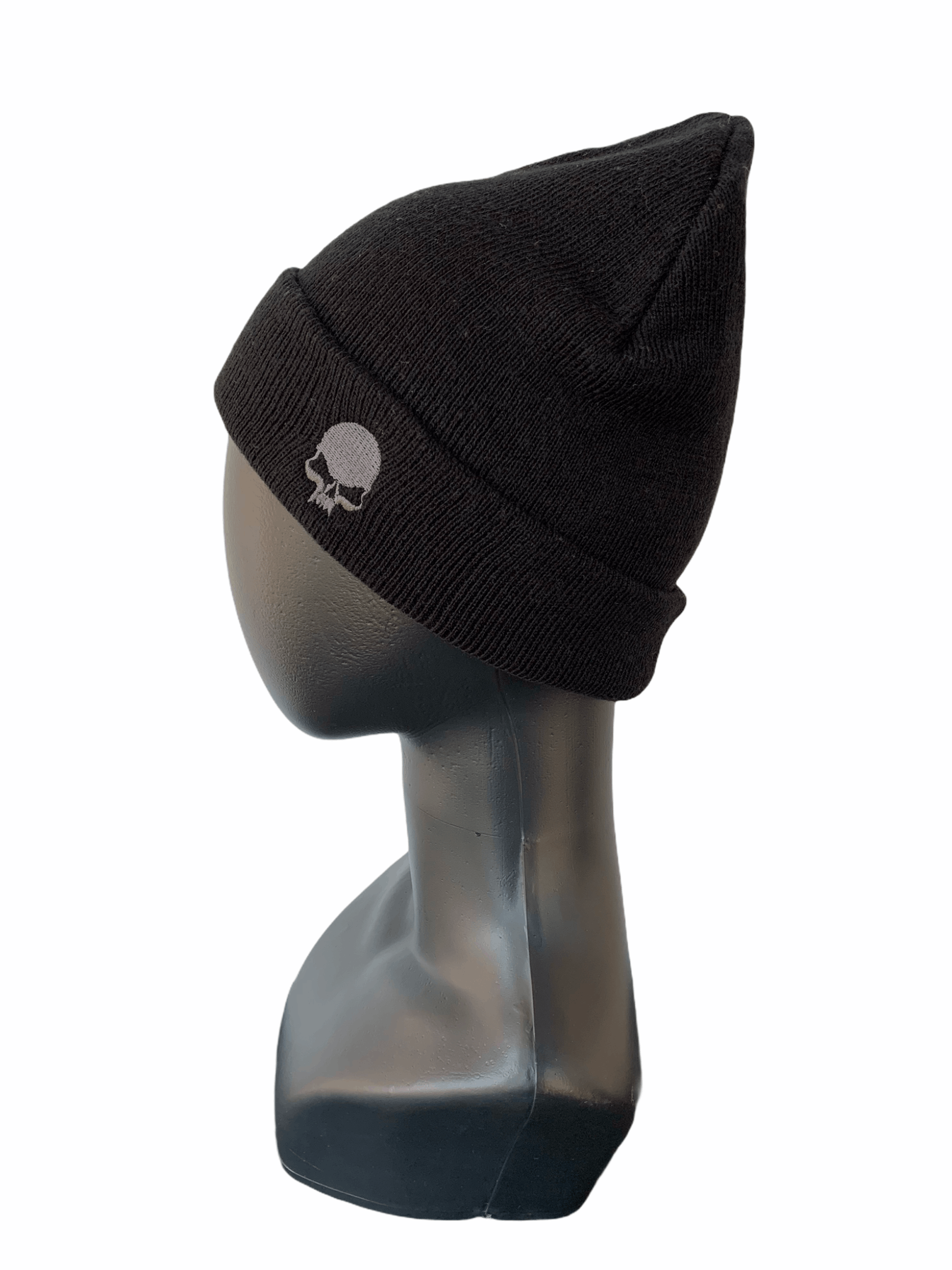 Japanese Brand Skulls Embroidery Nice Design Beanie Hats- BN037 Size ONE SIZE - 3 Thumbnail