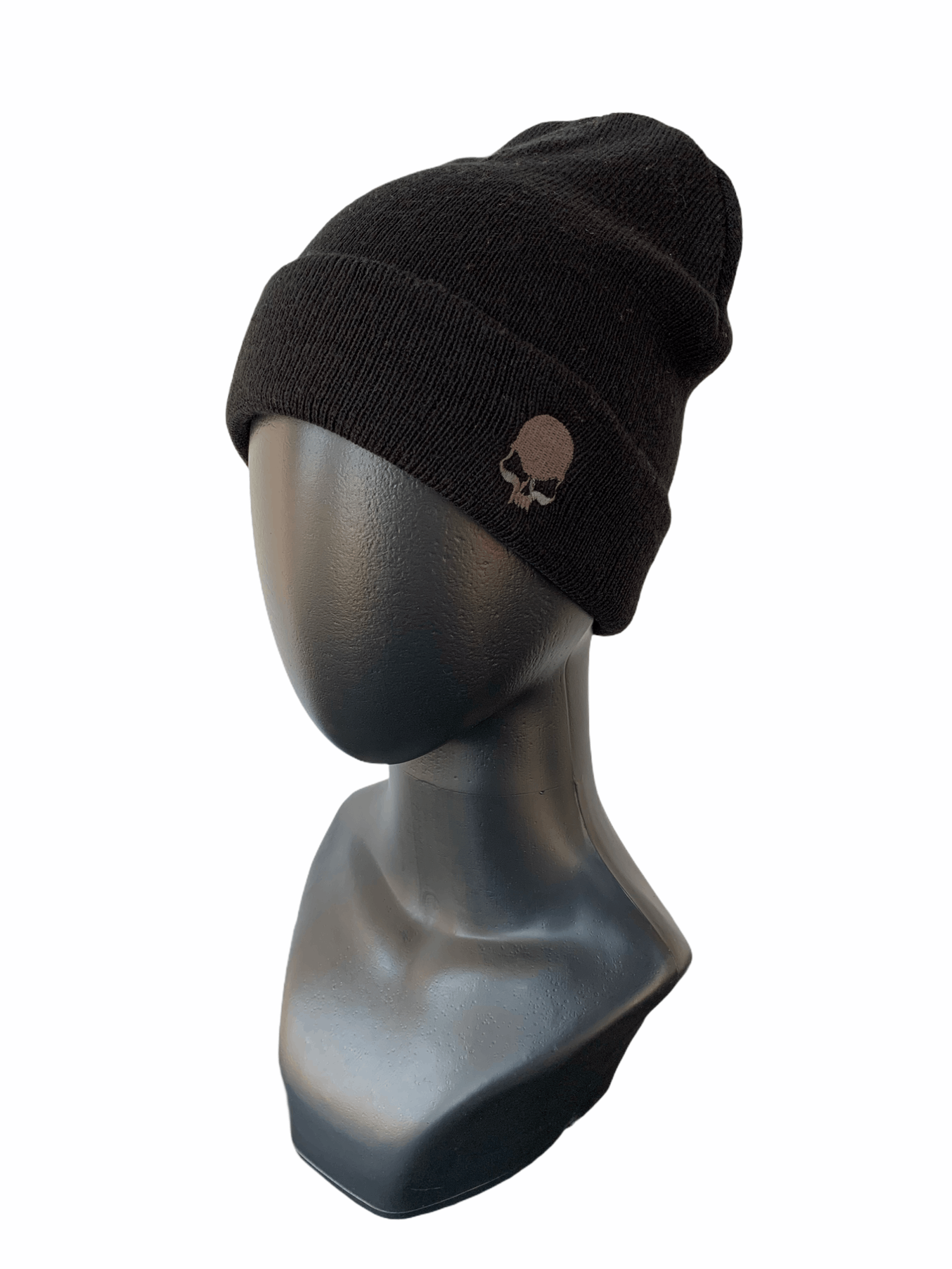 Japanese Brand Skulls Embroidery Nice Design Beanie Hats- BN037 Size ONE SIZE - 1 Thumbnail