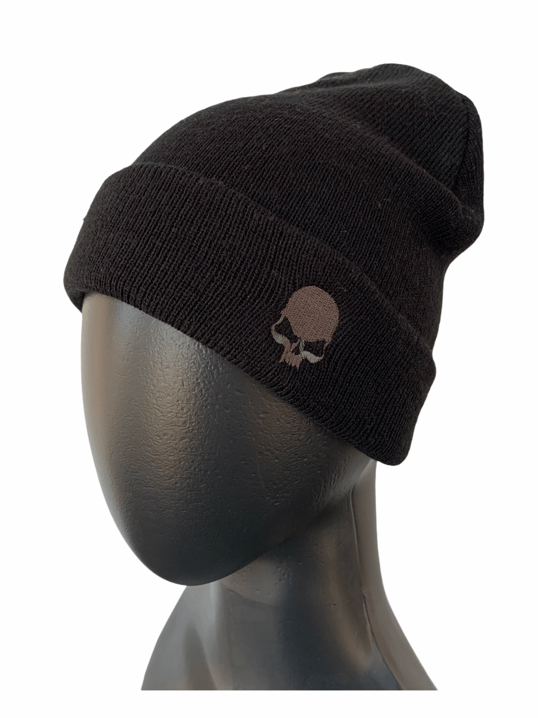 Japanese Brand Skulls Embroidery Nice Design Beanie Hats- BN037 Size ONE SIZE - 7 Thumbnail