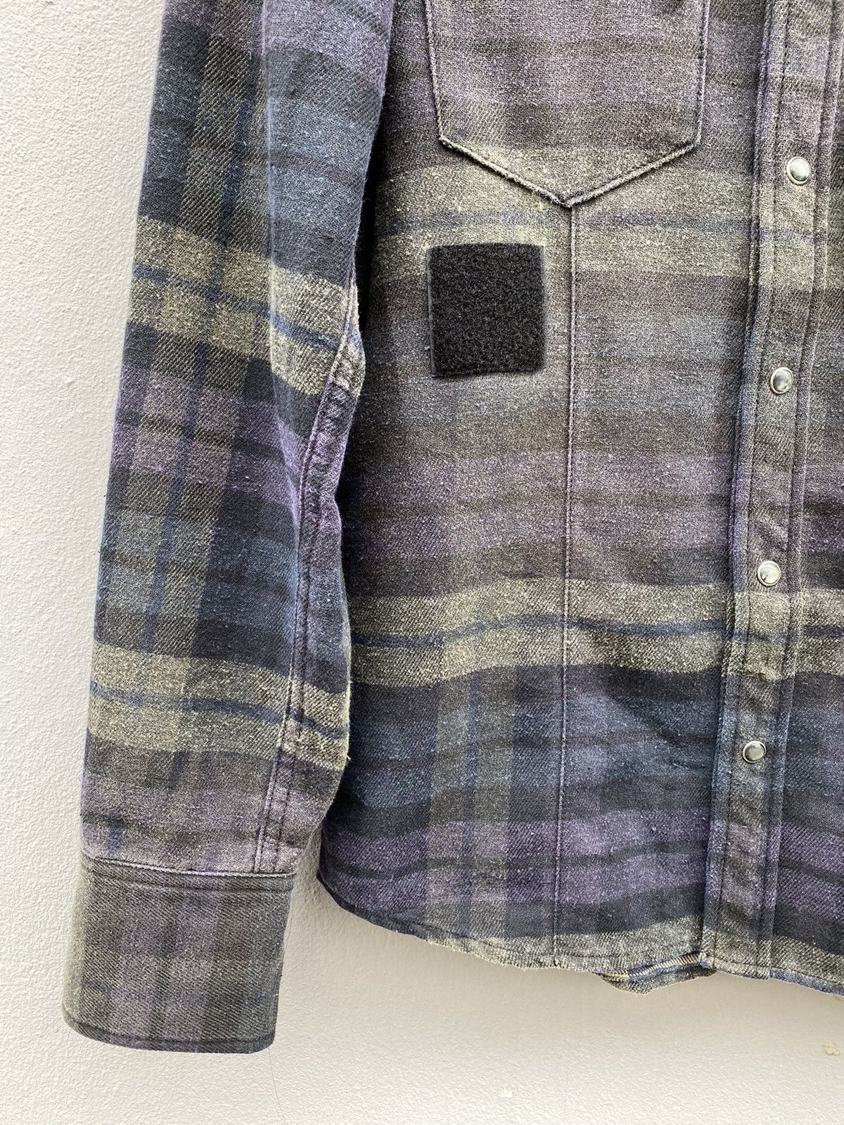 Japanese Brand 💥Vintage RARE 90s PPFM Parachute Checkered Snap Pearl Button Size US M / EU 48-50 / 2 - 7 Thumbnail