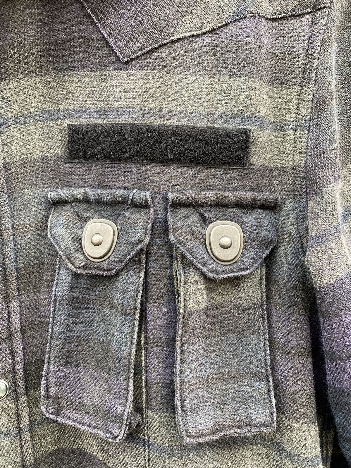 Japanese Brand 💥Vintage RARE 90s PPFM Parachute Checkered Snap Pearl Button Size US M / EU 48-50 / 2 - 4 Thumbnail